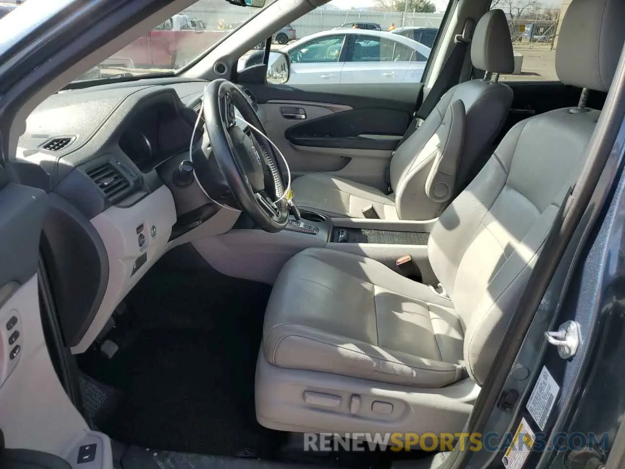 7 fotografías del automóvil dañado 5FNYF6H57MB046632 HONDA PILOT 2021
