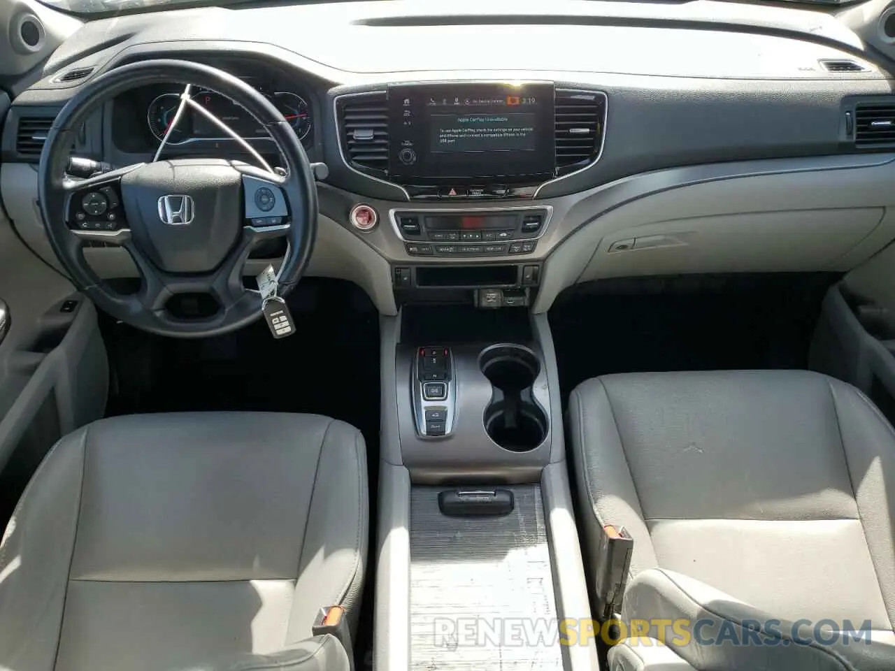 8 fotografías del automóvil dañado 5FNYF6H57MB046632 HONDA PILOT 2021