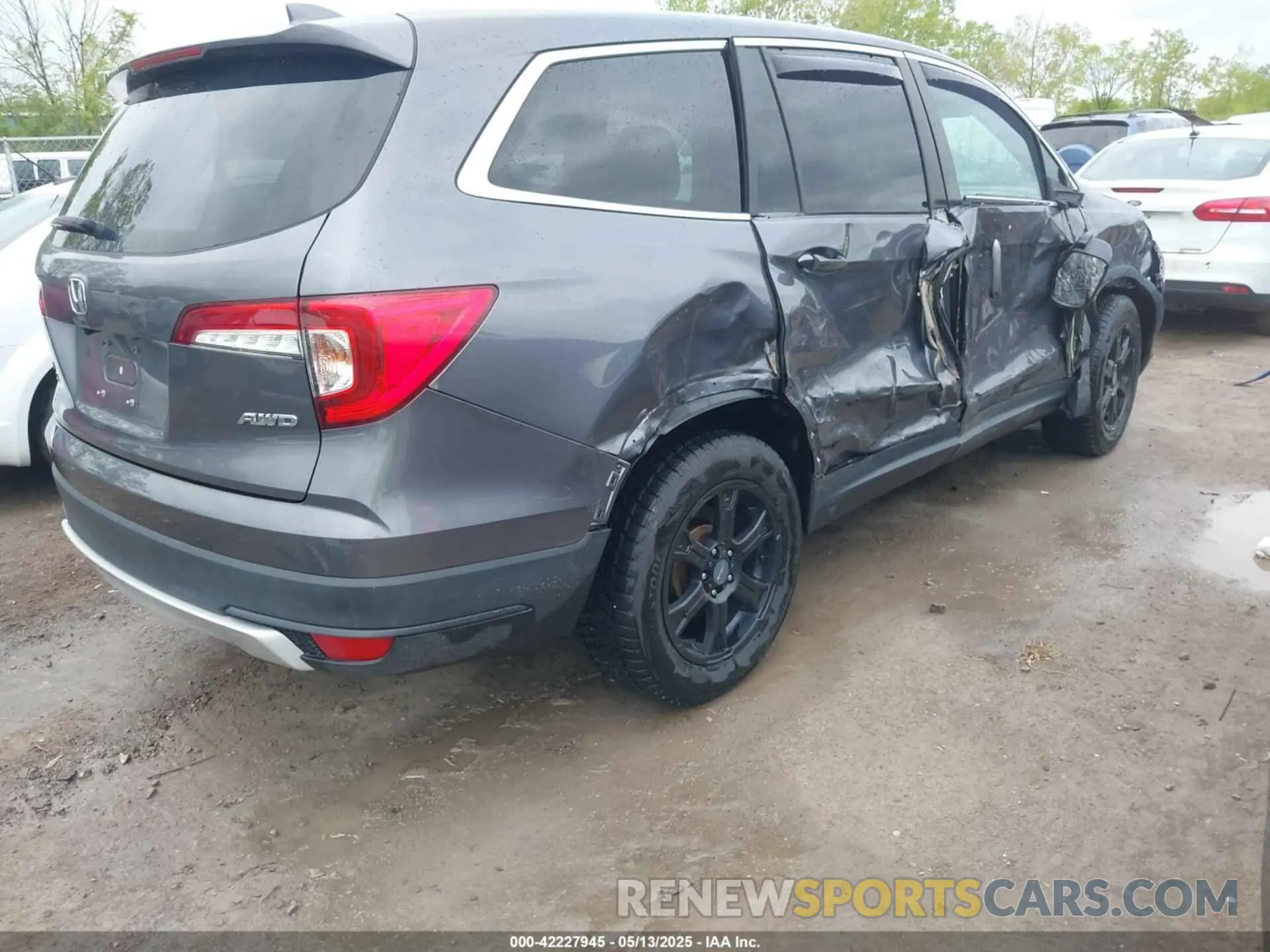 4 fotografías del automóvil dañado 5FNYF6H57MB072227 HONDA PILOT 2021