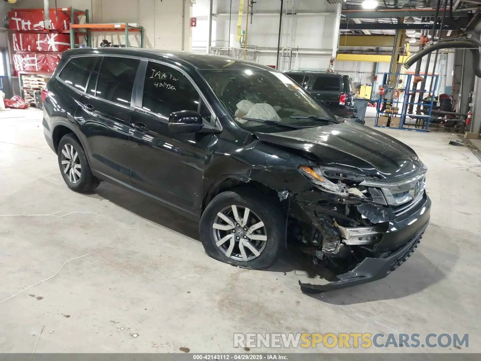 1 fotografías del automóvil dañado 5FNYF6H58MB092860 HONDA PILOT 2021