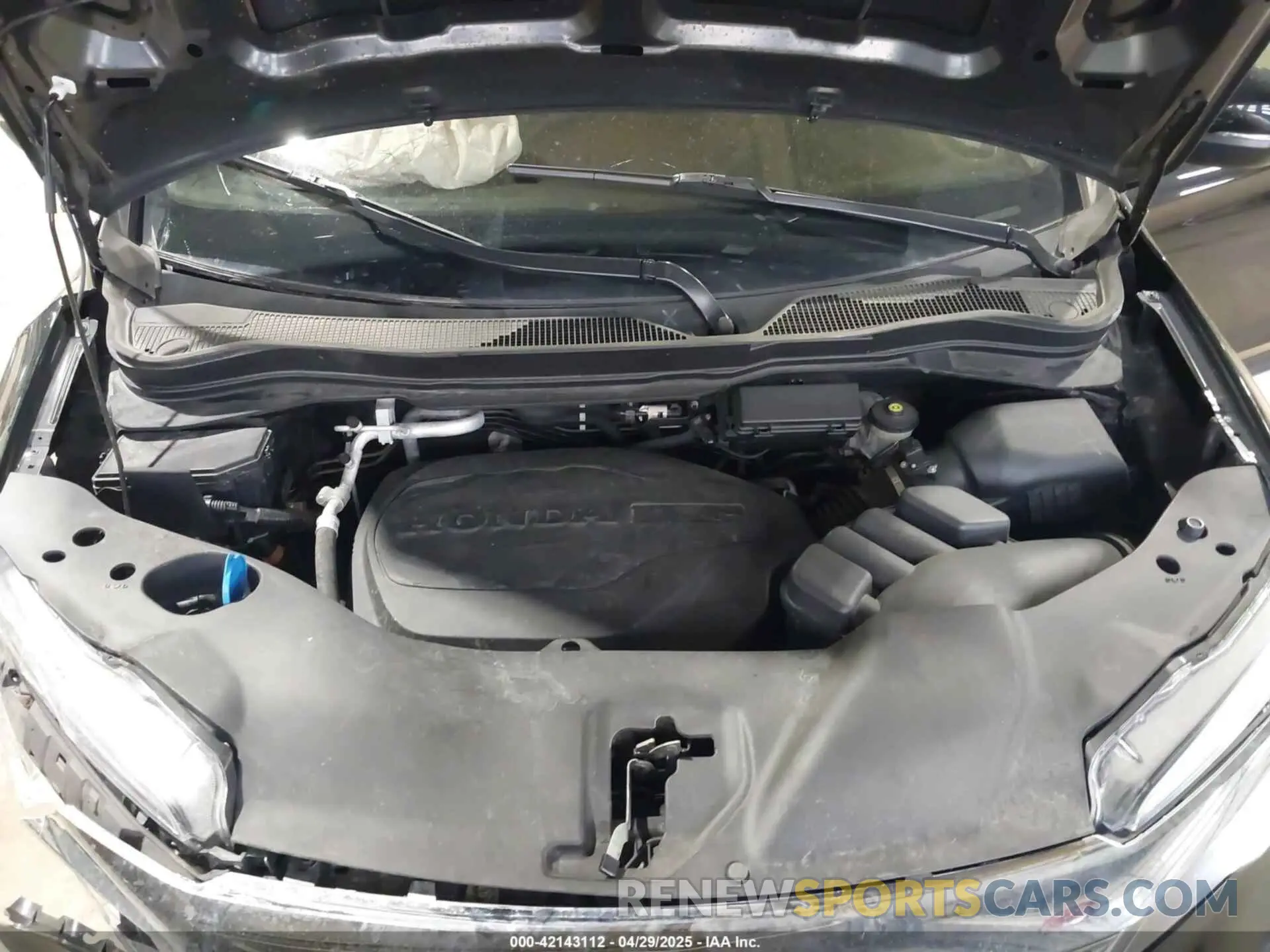 10 fotografías del automóvil dañado 5FNYF6H58MB092860 HONDA PILOT 2021