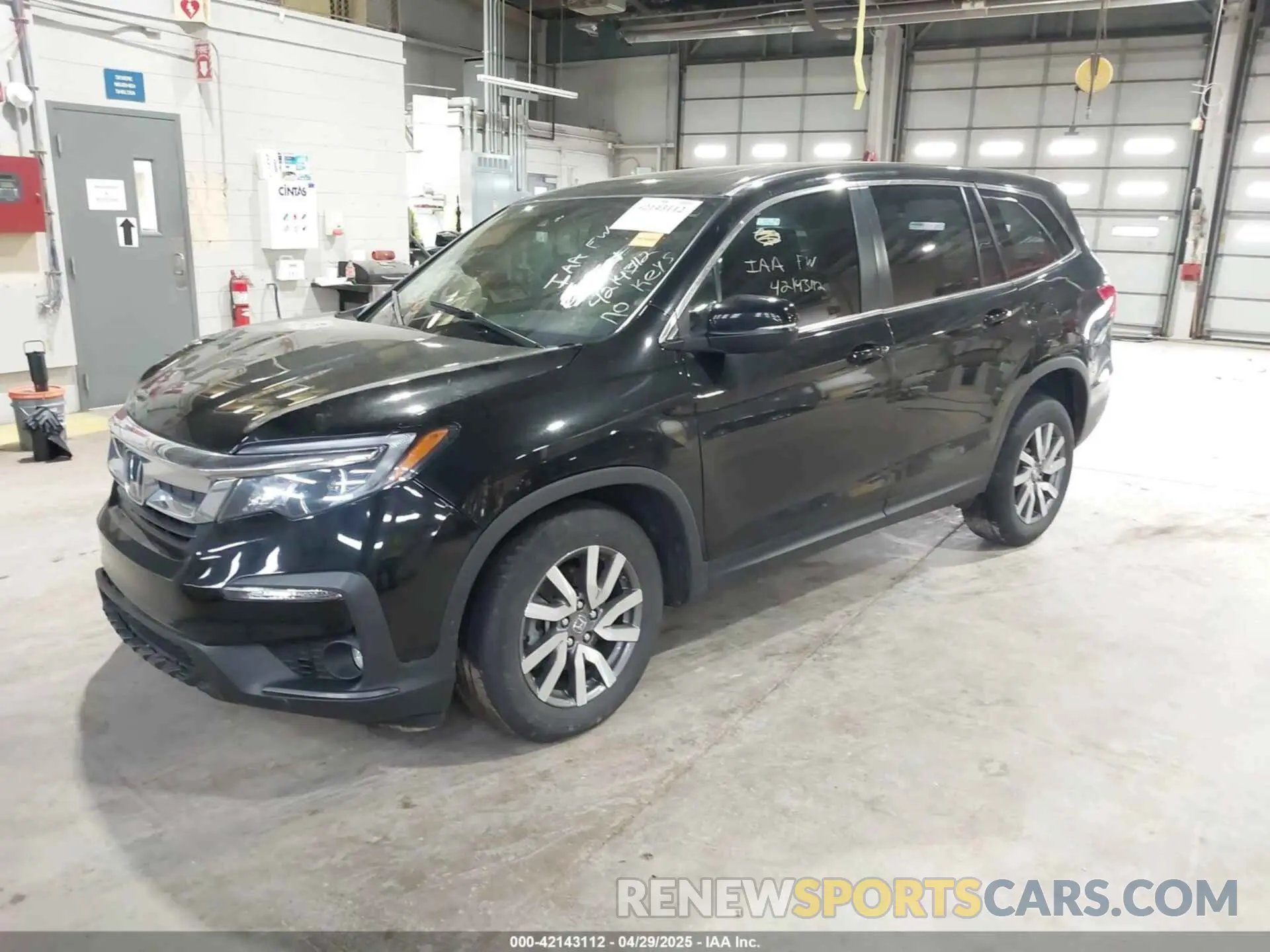 2 fotografías del automóvil dañado 5FNYF6H58MB092860 HONDA PILOT 2021