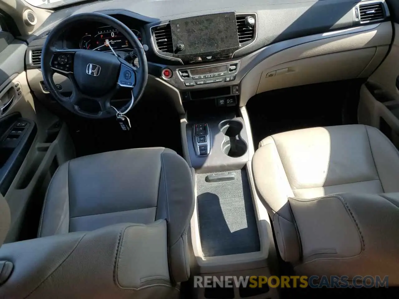 8 fotografías del automóvil dañado 5FNYF6H59MB004544 HONDA PILOT 2021