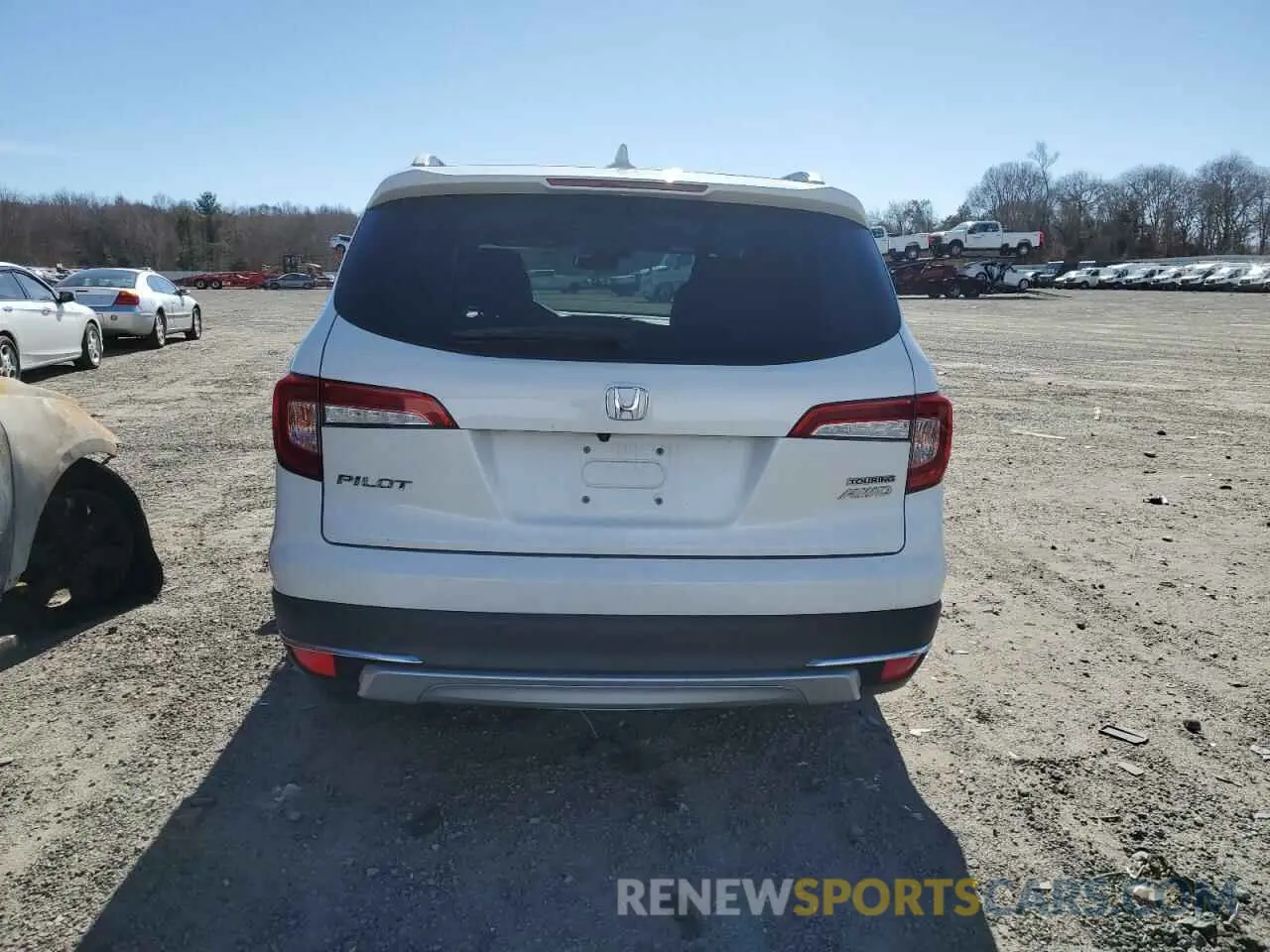 6 fotografías del automóvil dañado 5FNYF6H60MB003159 HONDA PILOT 2021