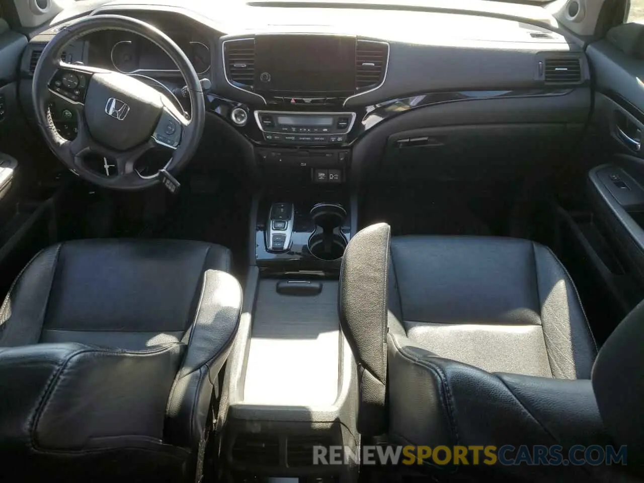 8 fotografías del automóvil dañado 5FNYF6H60MB003159 HONDA PILOT 2021