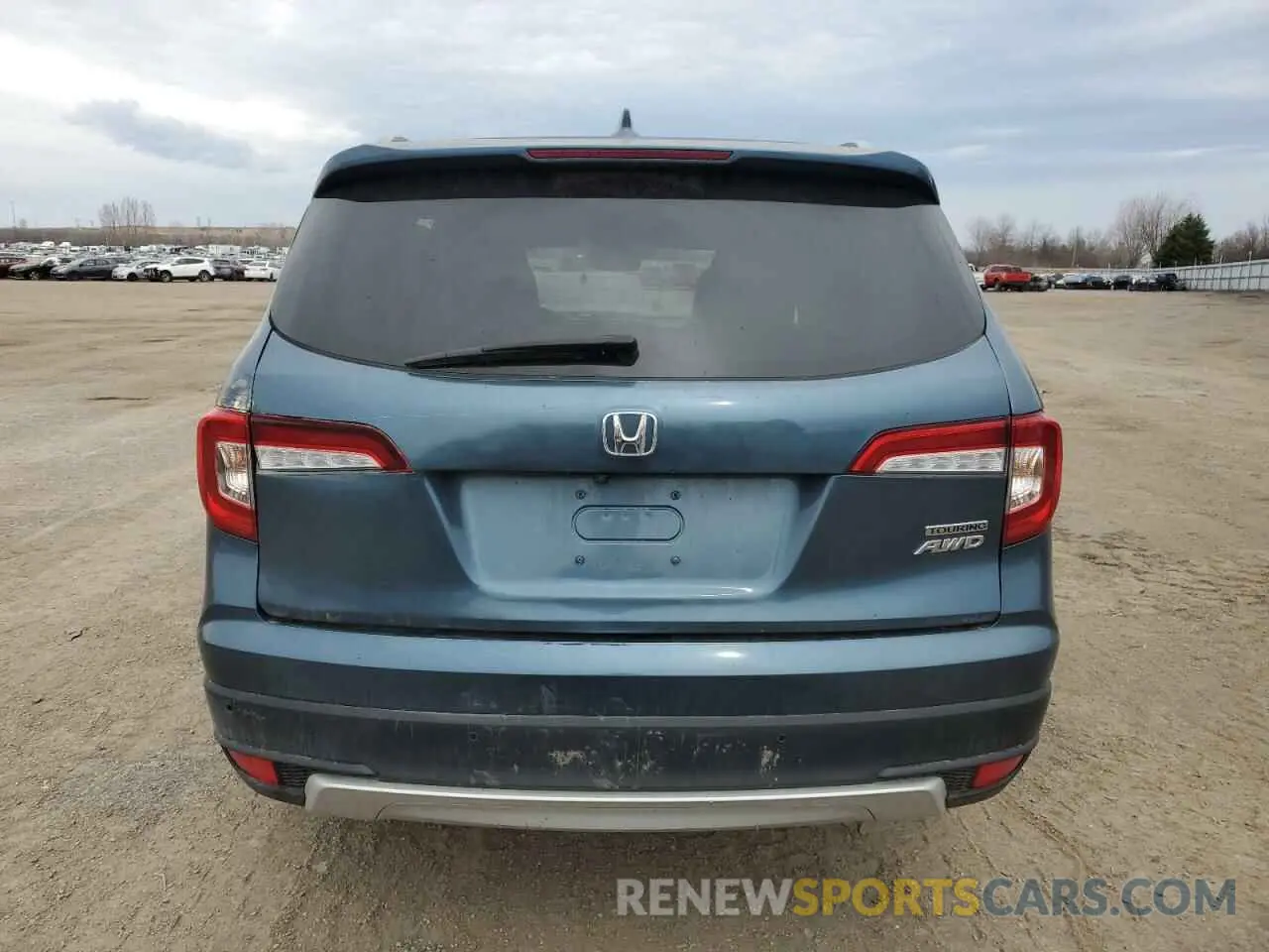 6 fotografías del automóvil dañado 5FNYF6H62MB504571 HONDA PILOT 2021