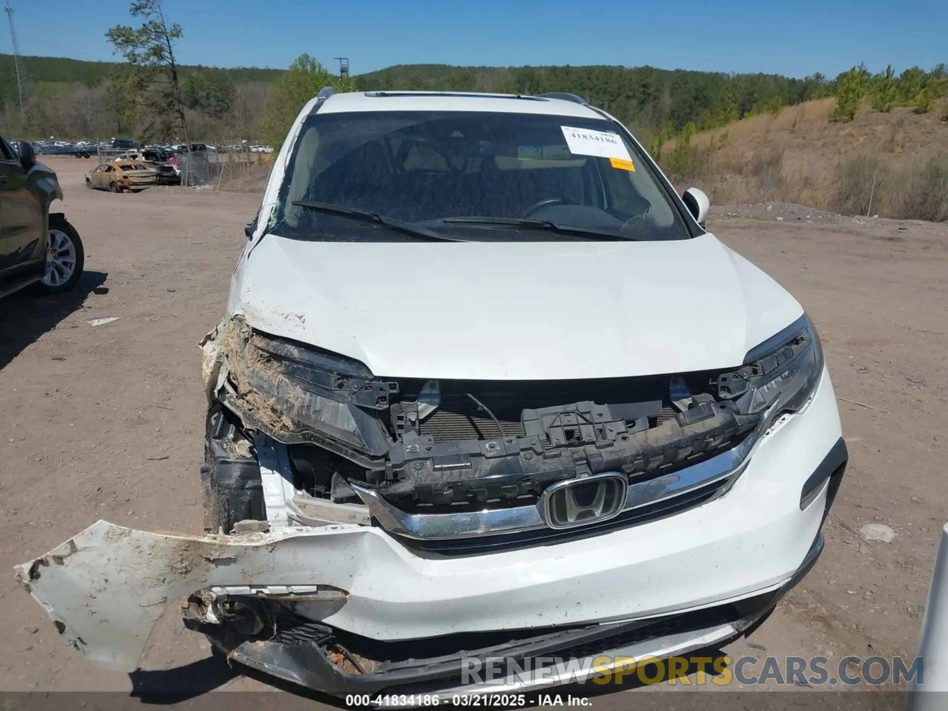 11 fotografías del automóvil dañado 5FNYF6H64MB074946 HONDA PILOT 2021