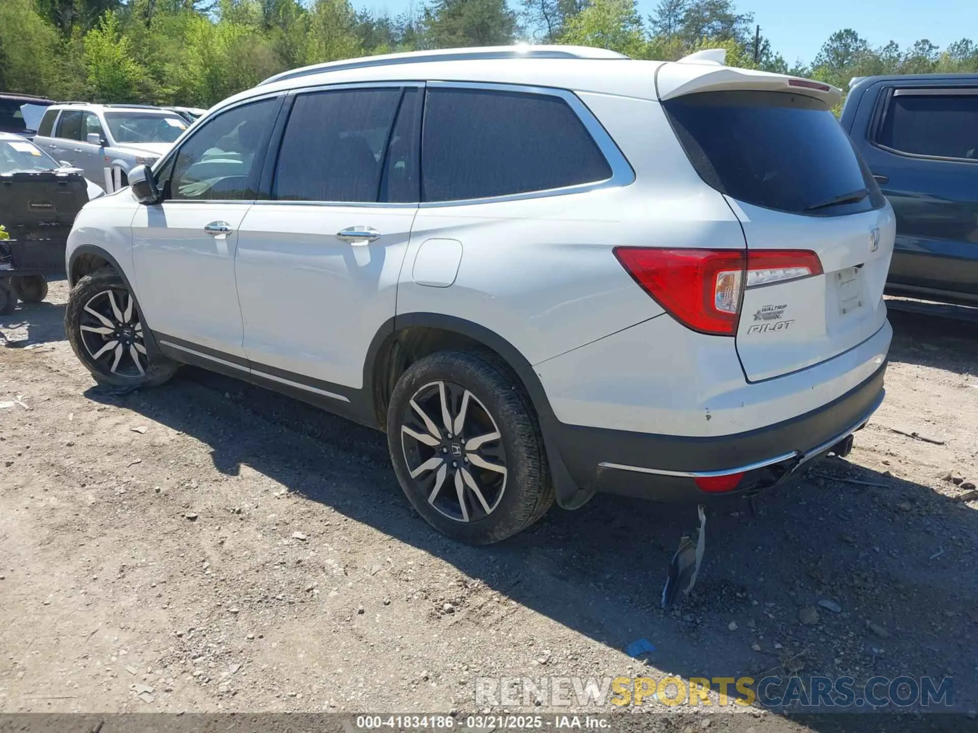 3 fotografías del automóvil dañado 5FNYF6H64MB074946 HONDA PILOT 2021