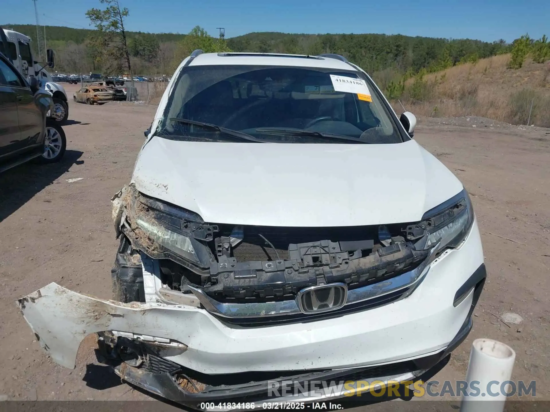 6 fotografías del automóvil dañado 5FNYF6H64MB074946 HONDA PILOT 2021