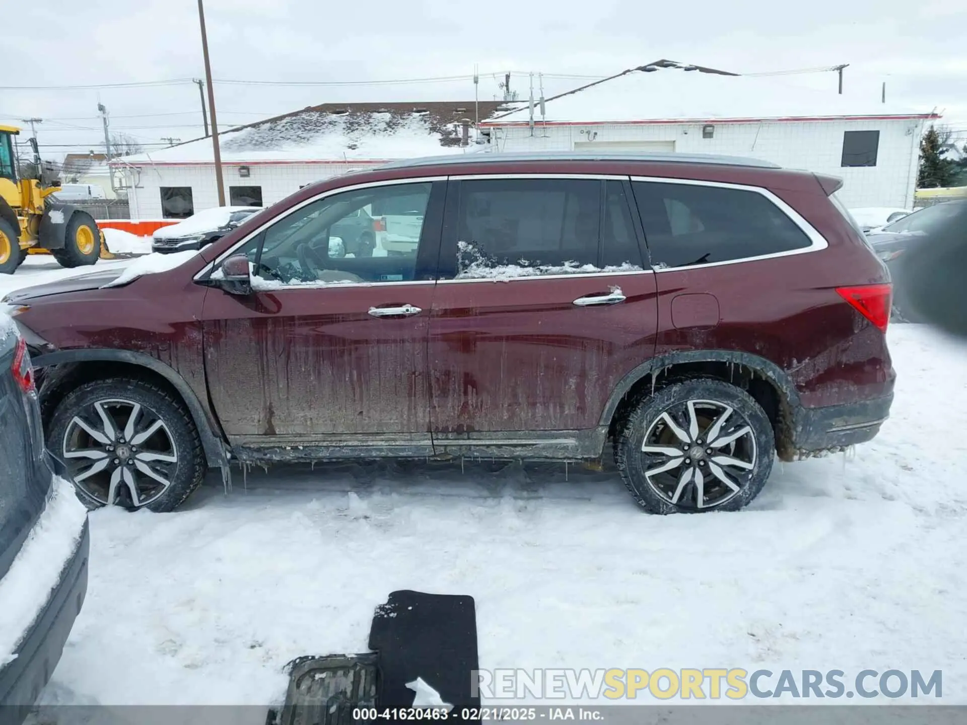 14 fotografías del automóvil dañado 5FNYF6H66MB028843 HONDA PILOT 2021
