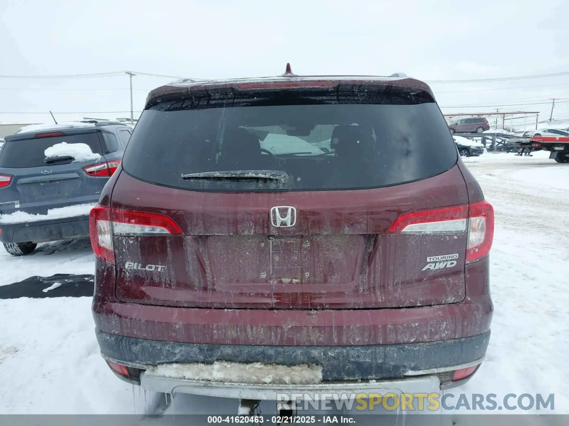 16 fotografías del automóvil dañado 5FNYF6H66MB028843 HONDA PILOT 2021