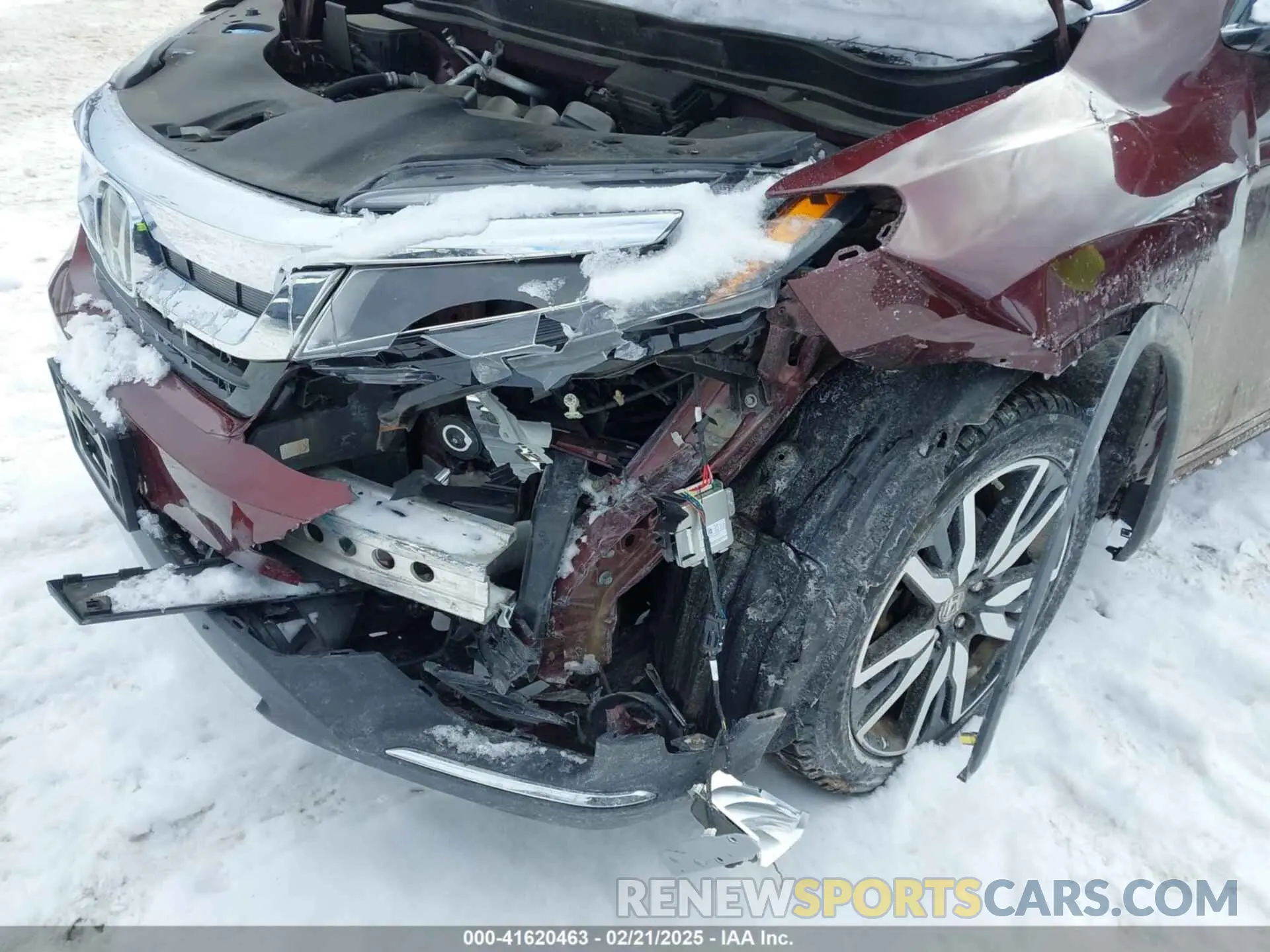 6 fotografías del automóvil dañado 5FNYF6H66MB028843 HONDA PILOT 2021