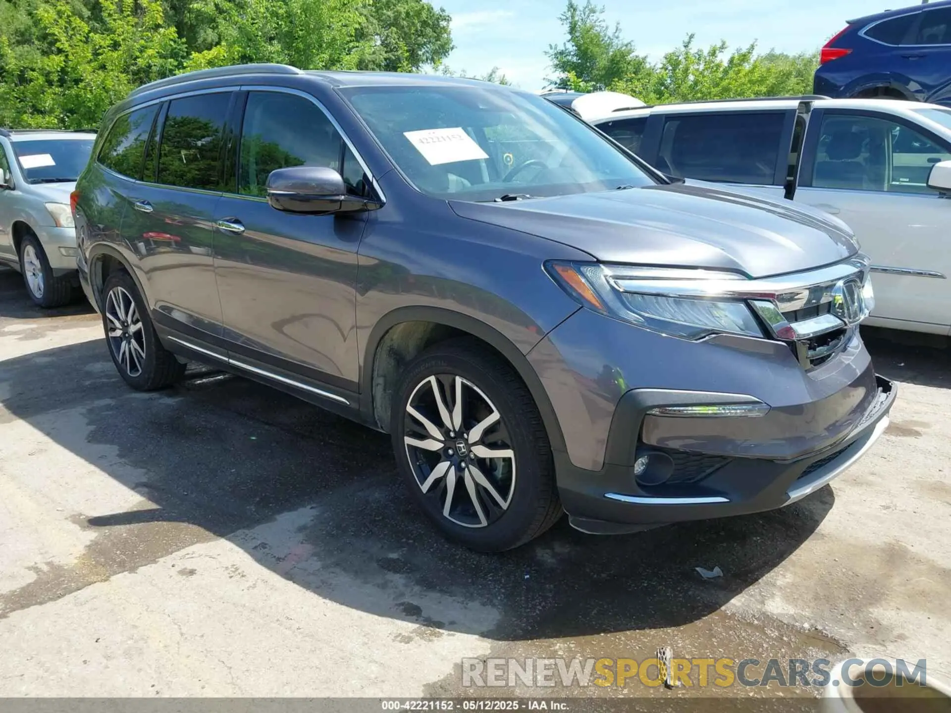 1 fotografías del automóvil dañado 5FNYF6H66MB081767 HONDA PILOT 2021