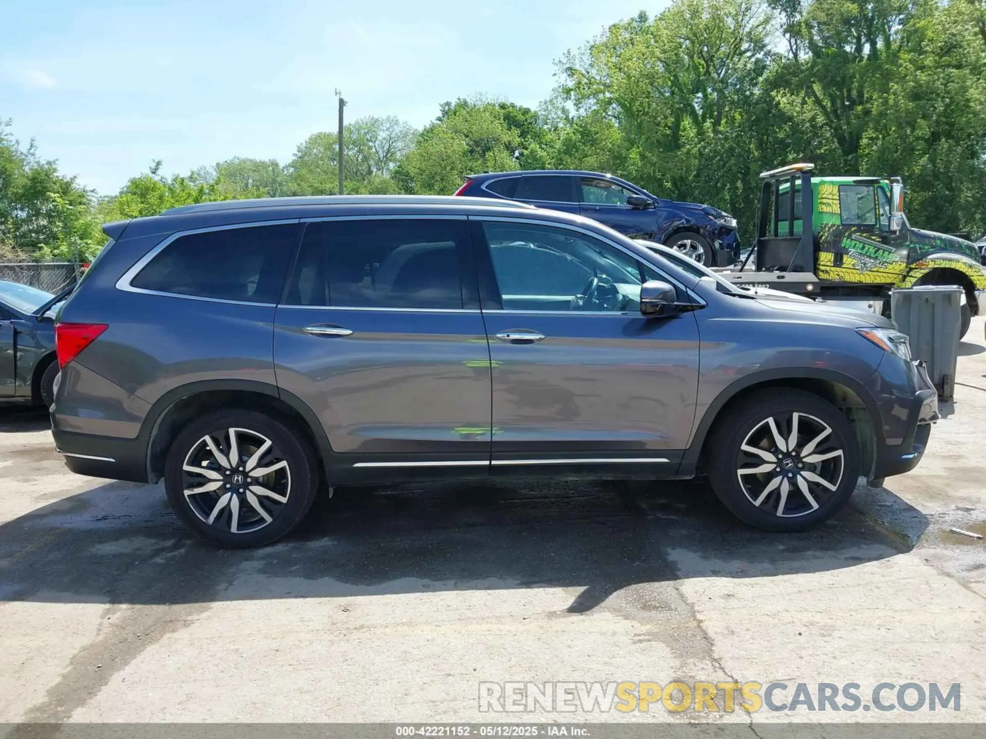 13 fotografías del automóvil dañado 5FNYF6H66MB081767 HONDA PILOT 2021