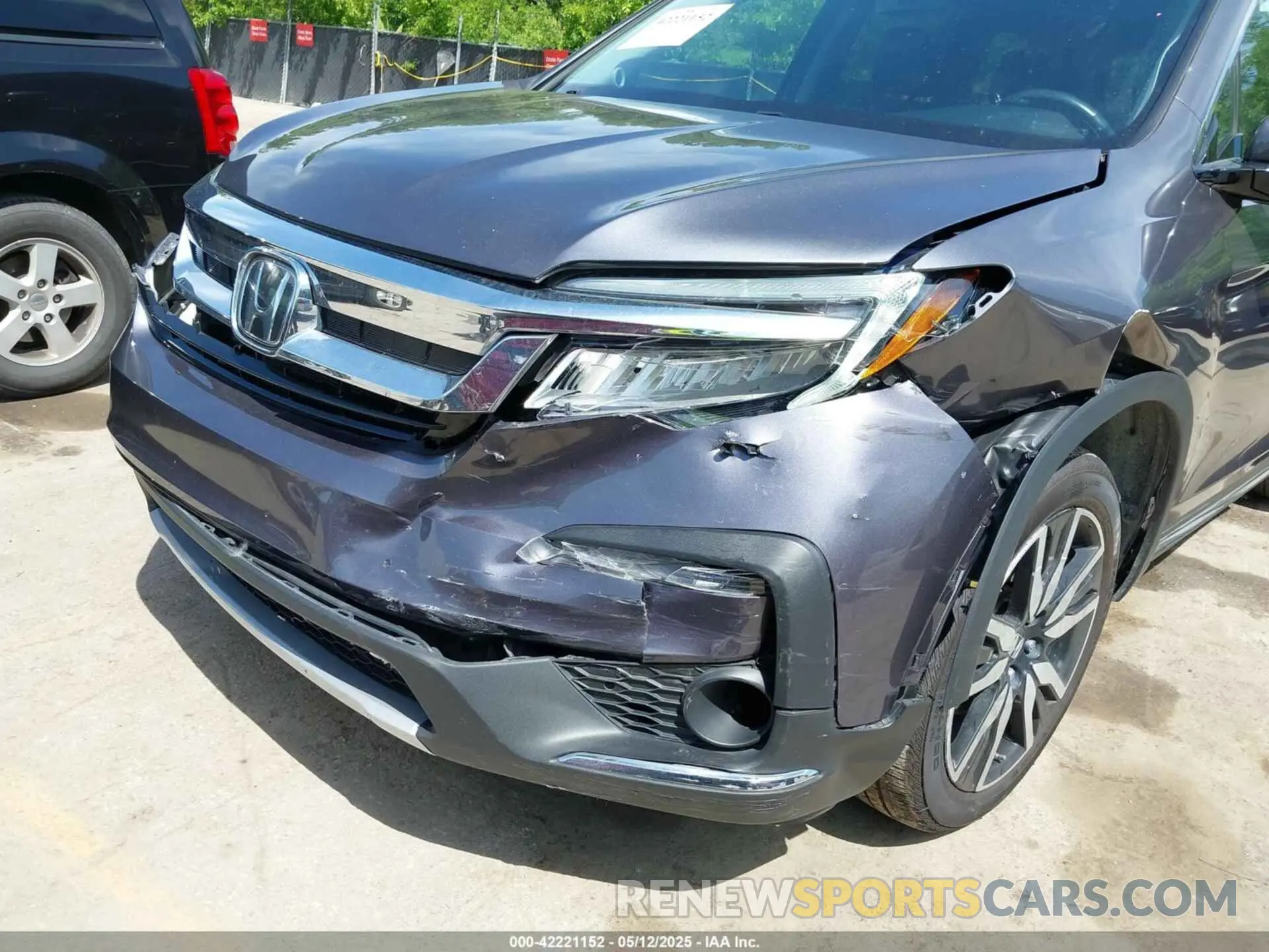 6 fotografías del automóvil dañado 5FNYF6H66MB081767 HONDA PILOT 2021