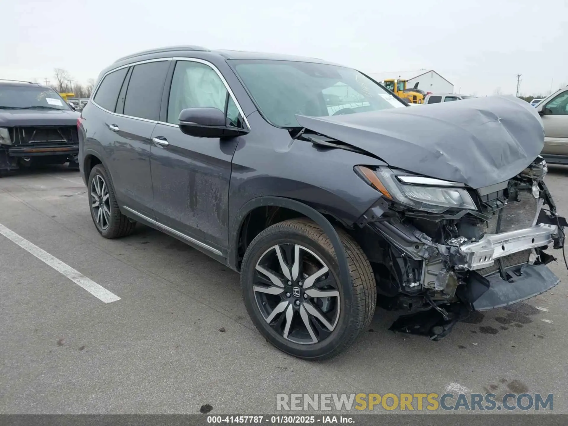 1 fotografías del automóvil dañado 5FNYF6H67MB078876 HONDA PILOT 2021