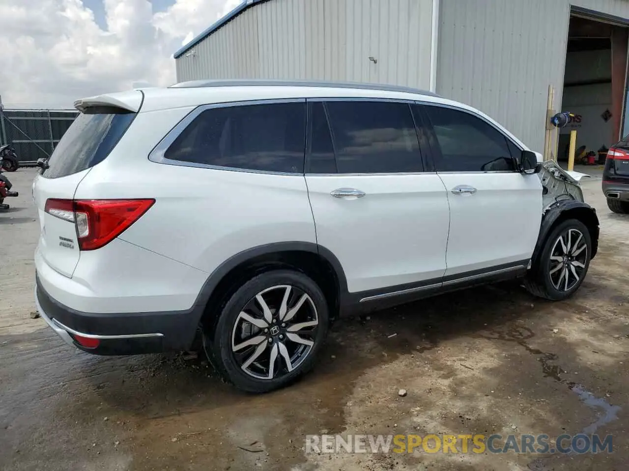 3 fotografías del automóvil dañado 5FNYF6H68MB077008 HONDA PILOT 2021