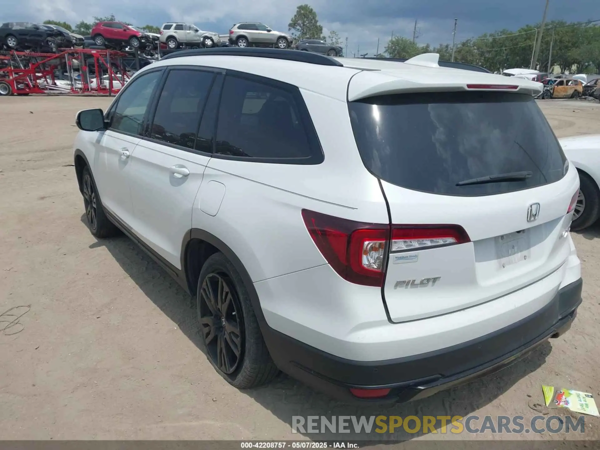 3 fotografías del automóvil dañado 5FNYF6H71MB036843 HONDA PILOT 2021