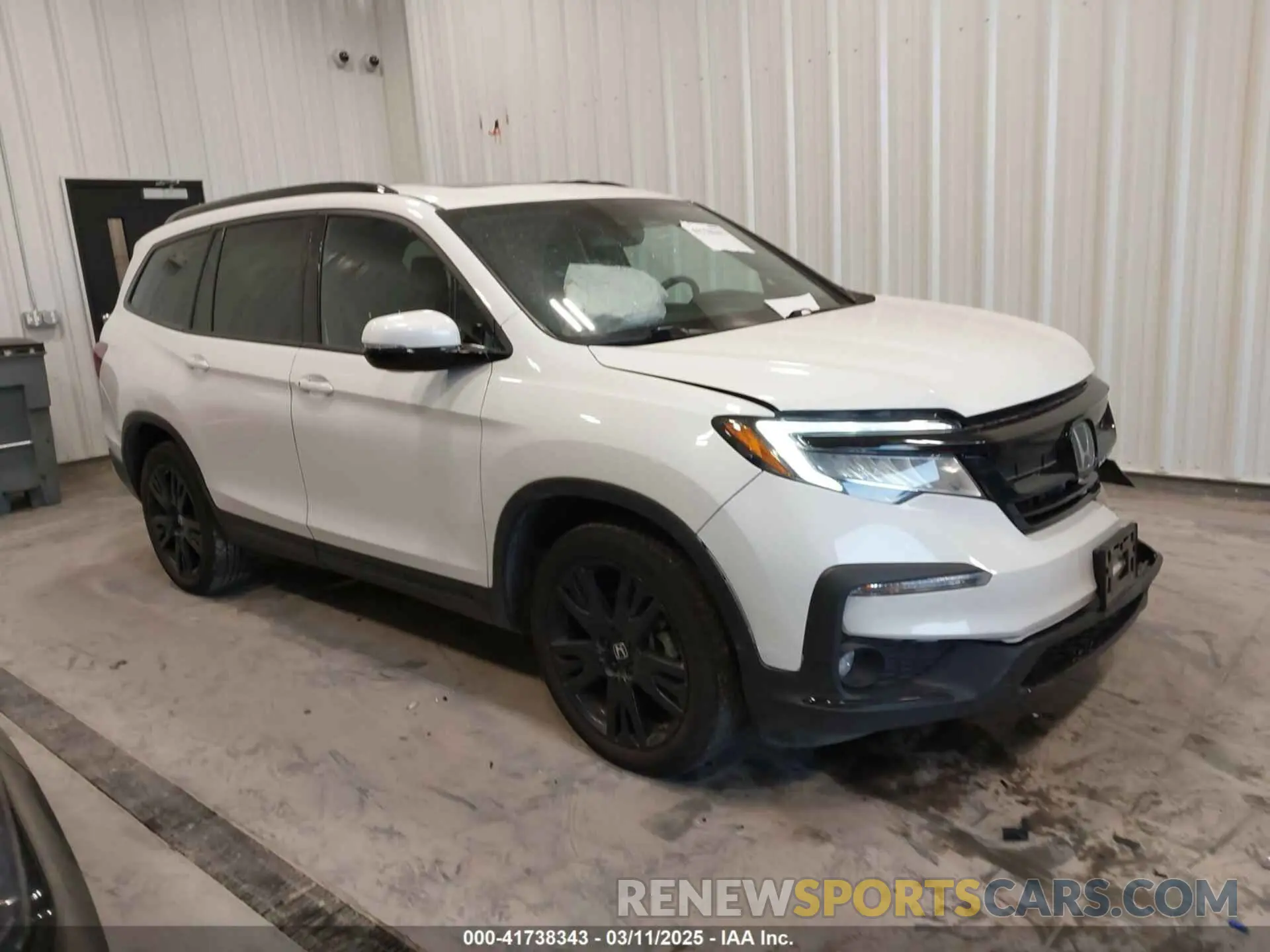 1 fotografías del automóvil dañado 5FNYF6H71MB056610 HONDA PILOT 2021