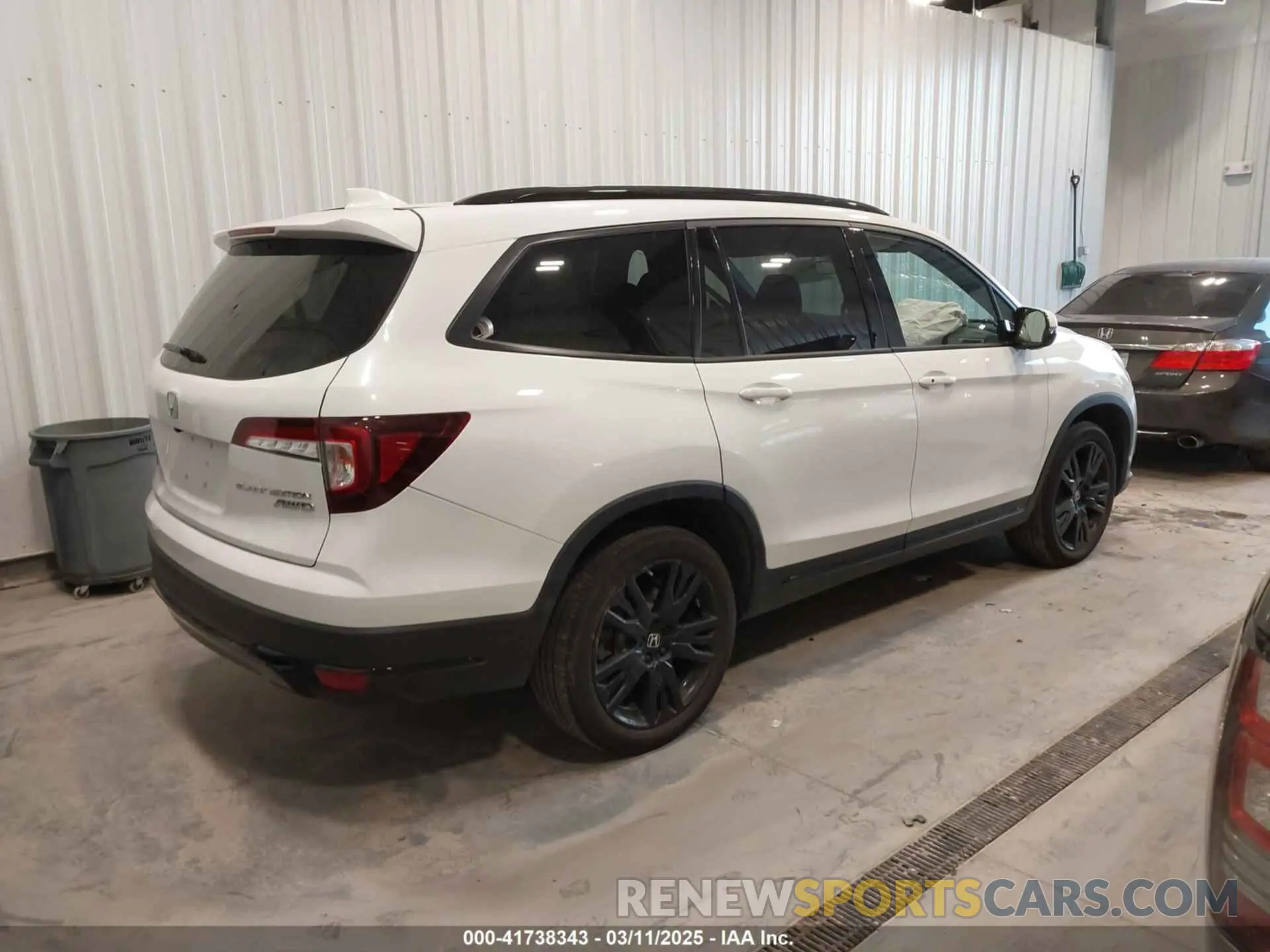 4 fotografías del automóvil dañado 5FNYF6H71MB056610 HONDA PILOT 2021