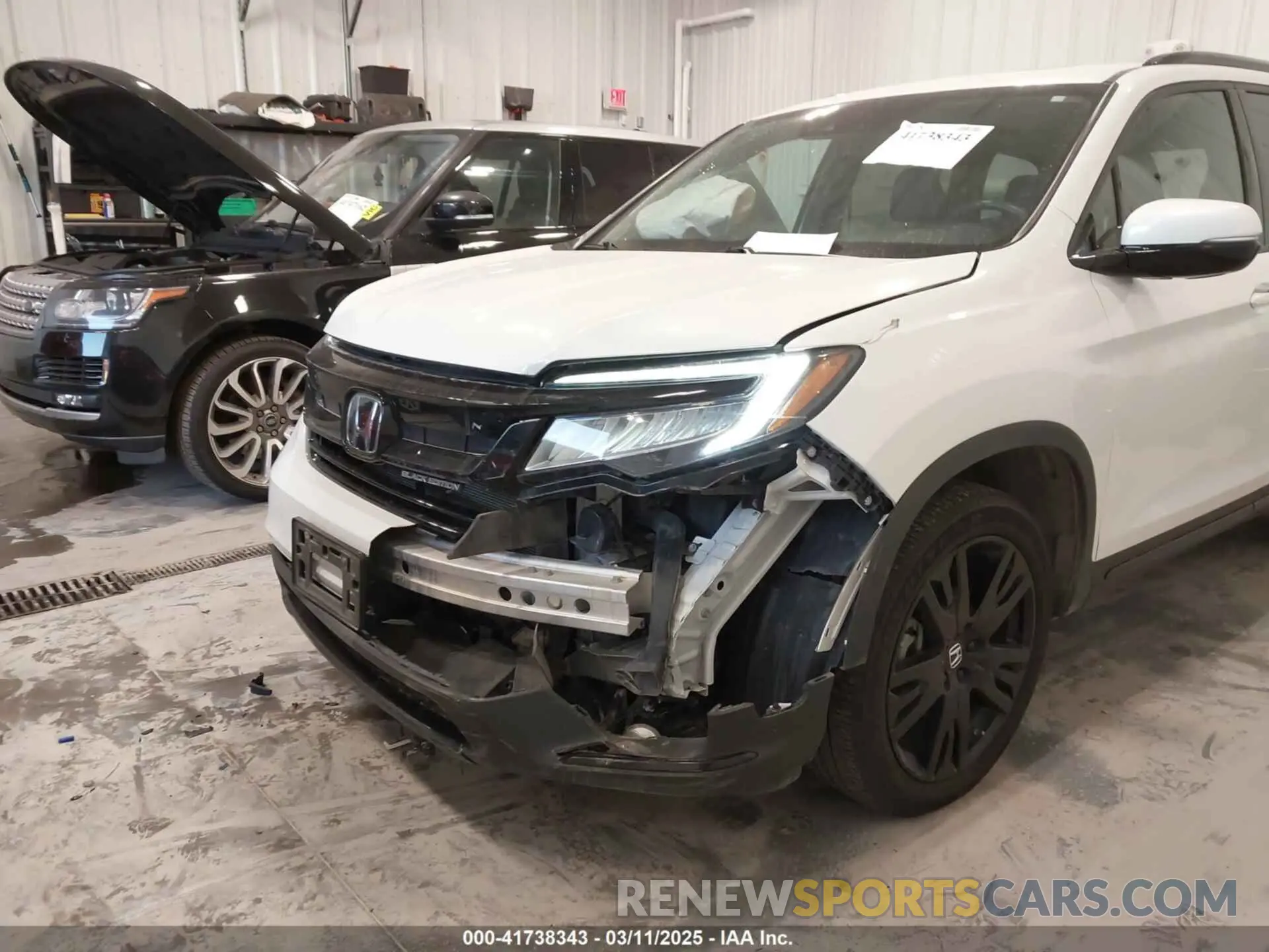 6 fotografías del automóvil dañado 5FNYF6H71MB056610 HONDA PILOT 2021