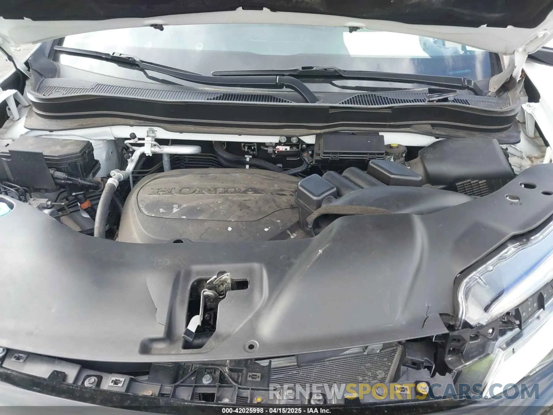 10 fotografías del automóvil dañado 5FNYF6H72MB067664 HONDA PILOT 2021