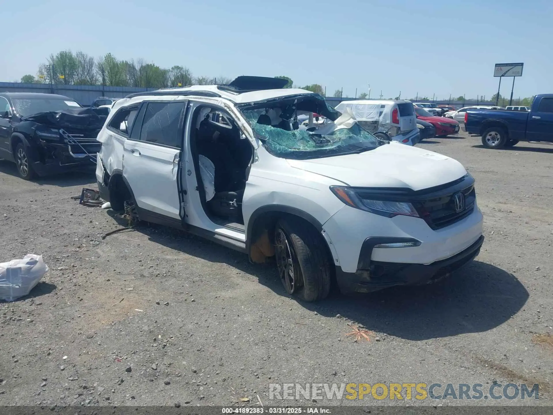 1 fotografías del automóvil dañado 5FNYF6H78MB042638 HONDA PILOT 2021