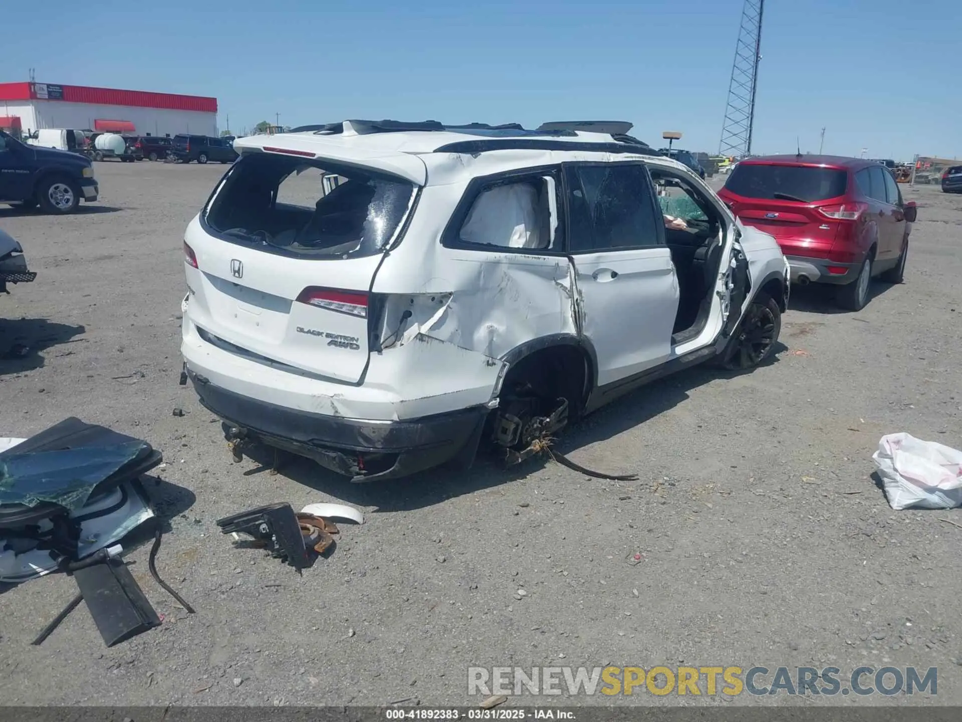 4 fotografías del automóvil dañado 5FNYF6H78MB042638 HONDA PILOT 2021
