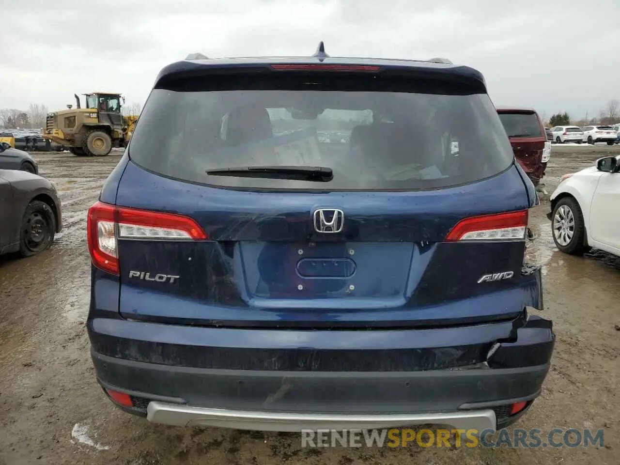 6 fotografías del automóvil dañado 5FNYF6H79MB504740 HONDA PILOT 2021
