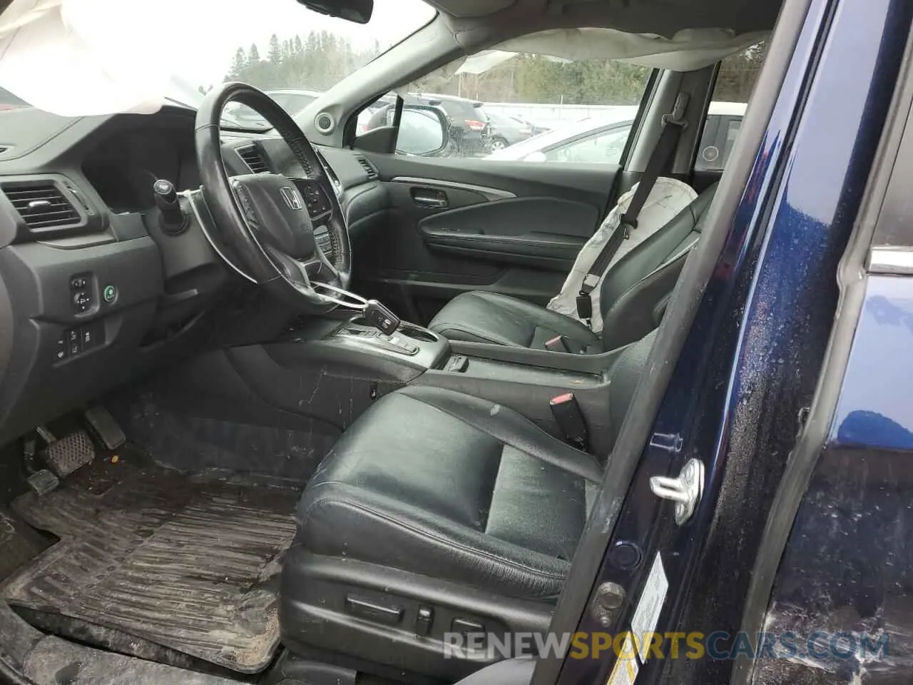 7 fotografías del automóvil dañado 5FNYF6H79MB504740 HONDA PILOT 2021