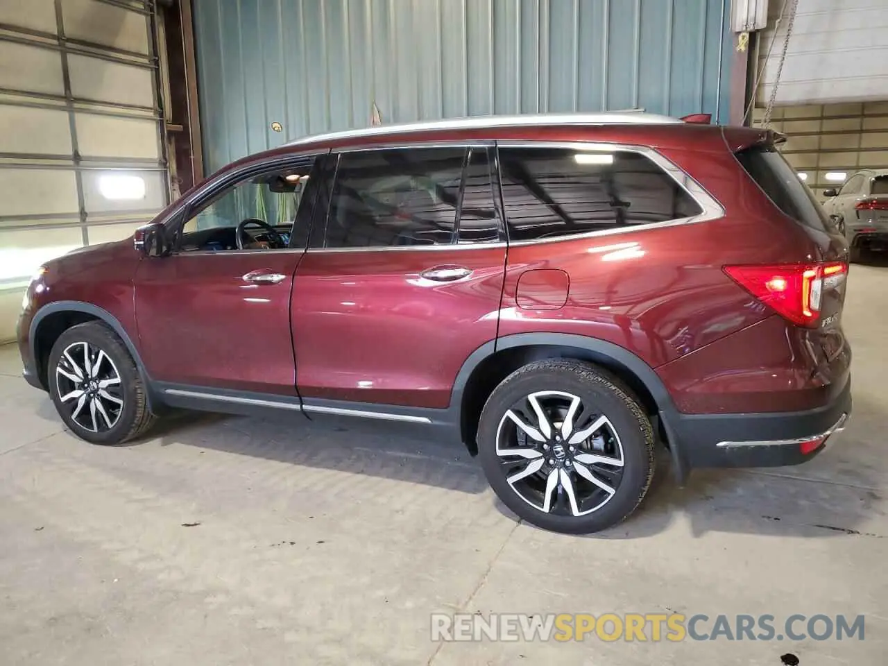 2 fotografías del automóvil dañado 5FNYF6H91MB002628 HONDA PILOT 2021