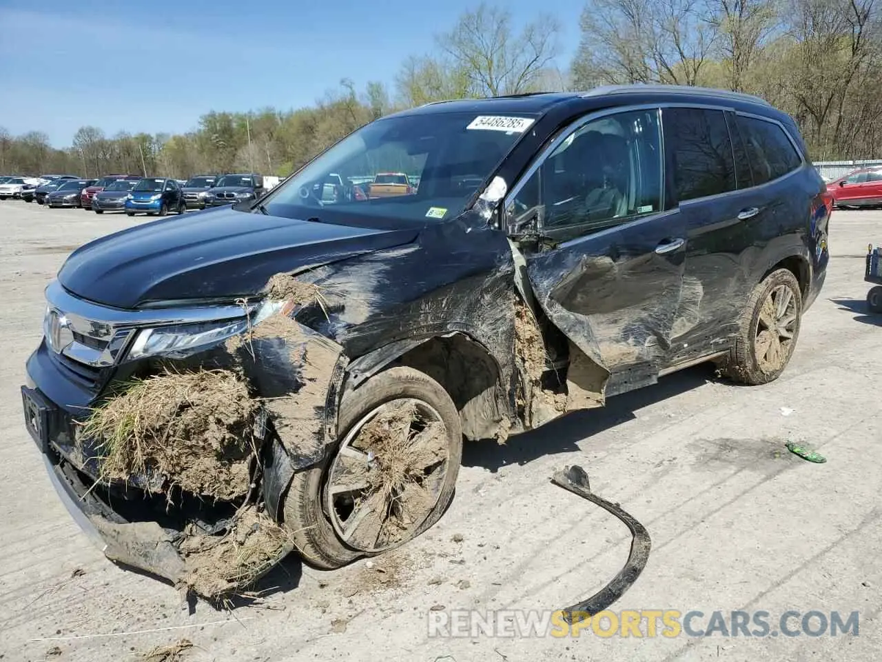 1 fotografías del automóvil dañado 5FNYF6H93MB051216 HONDA PILOT 2021
