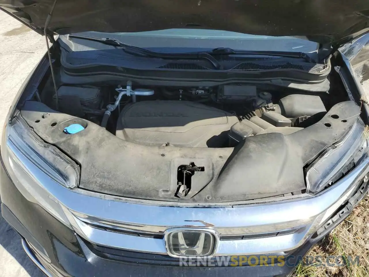 12 fotografías del automóvil dañado 5FNYF6H93MB051216 HONDA PILOT 2021