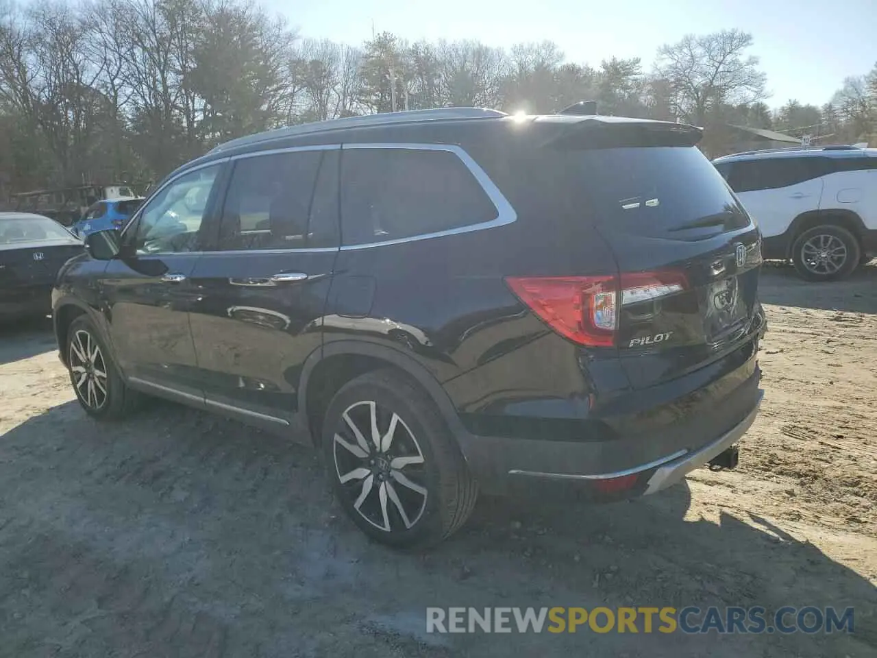 2 fotografías del automóvil dañado 5FNYF6H93MB051720 HONDA PILOT 2021