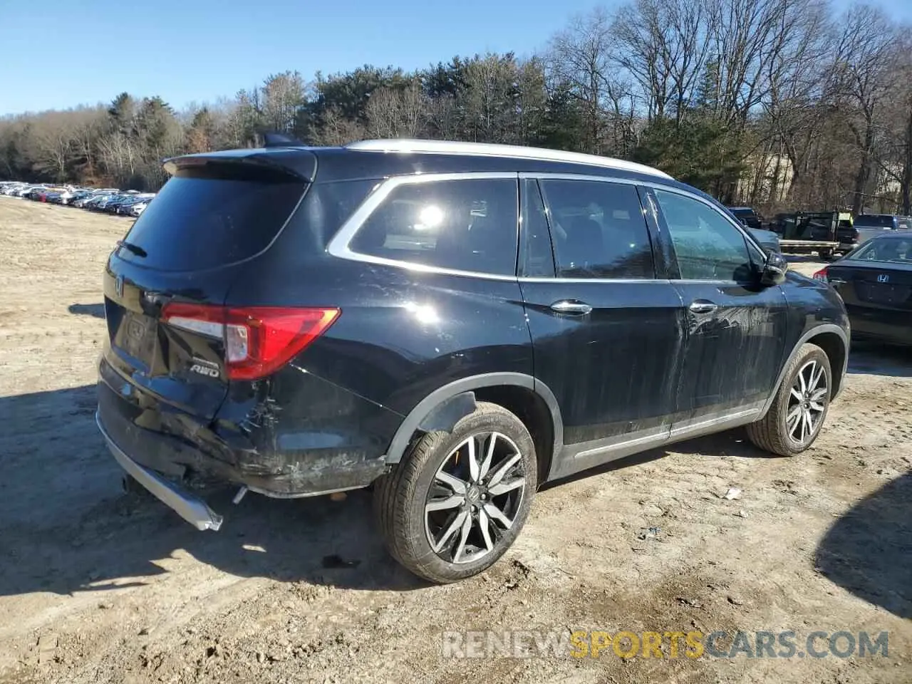 3 fotografías del automóvil dañado 5FNYF6H93MB051720 HONDA PILOT 2021