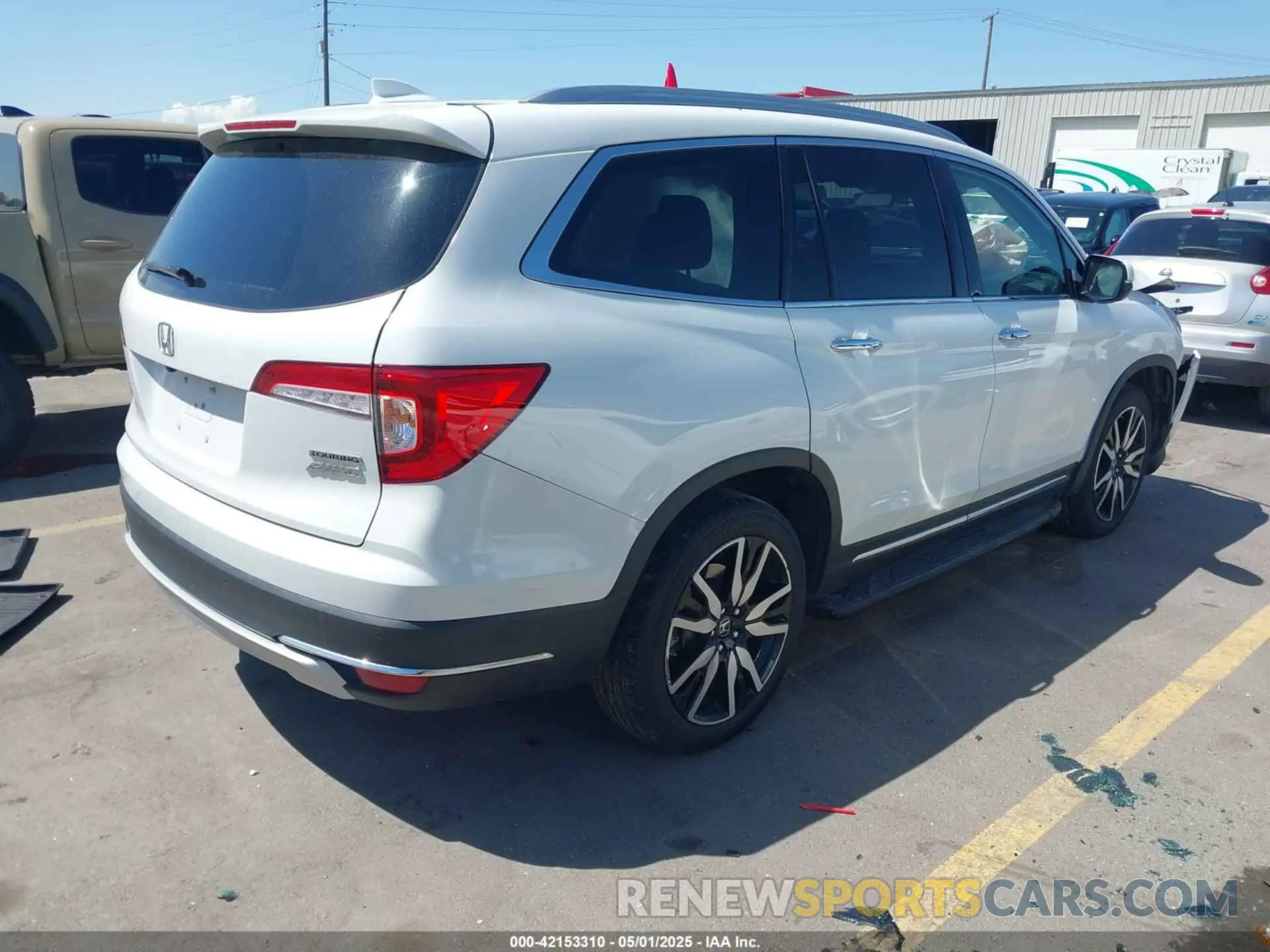 4 fotografías del automóvil dañado 5FNYF6H94MB087593 HONDA PILOT 2021