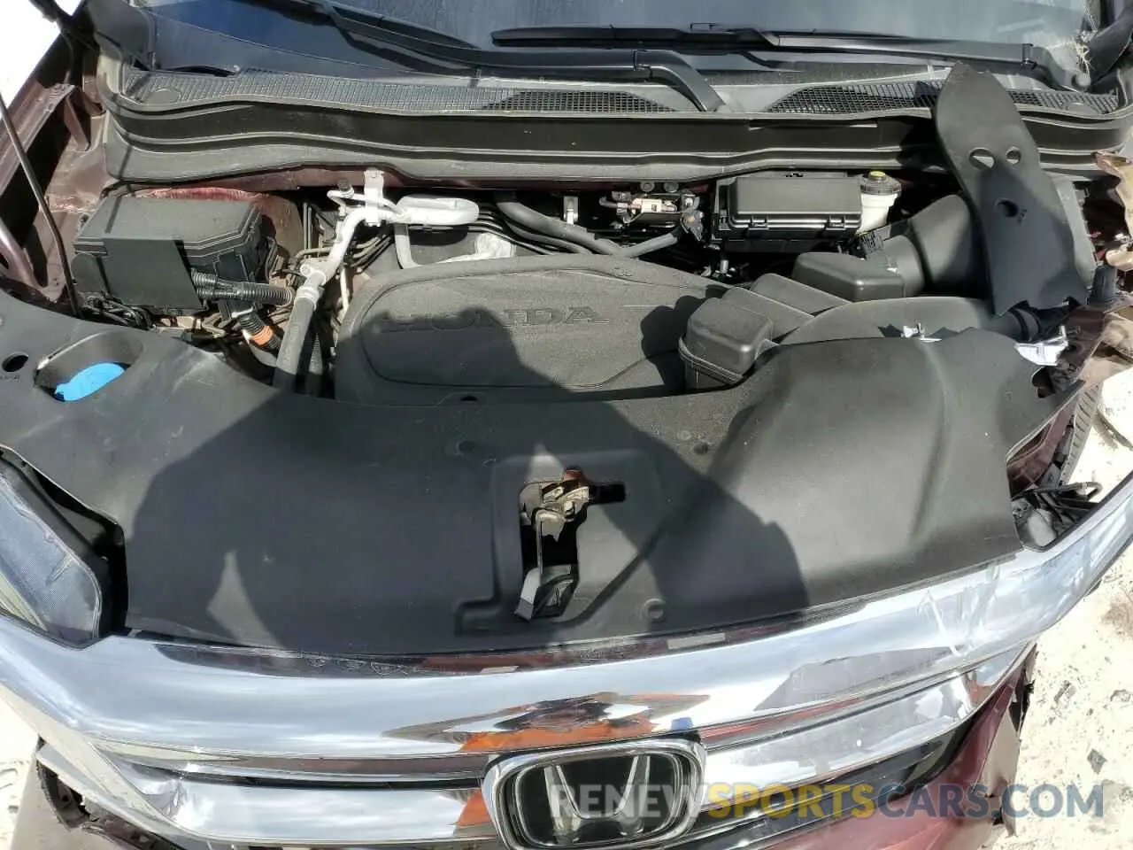 12 fotografías del automóvil dañado 5FNYF6H96MB041117 HONDA PILOT 2021