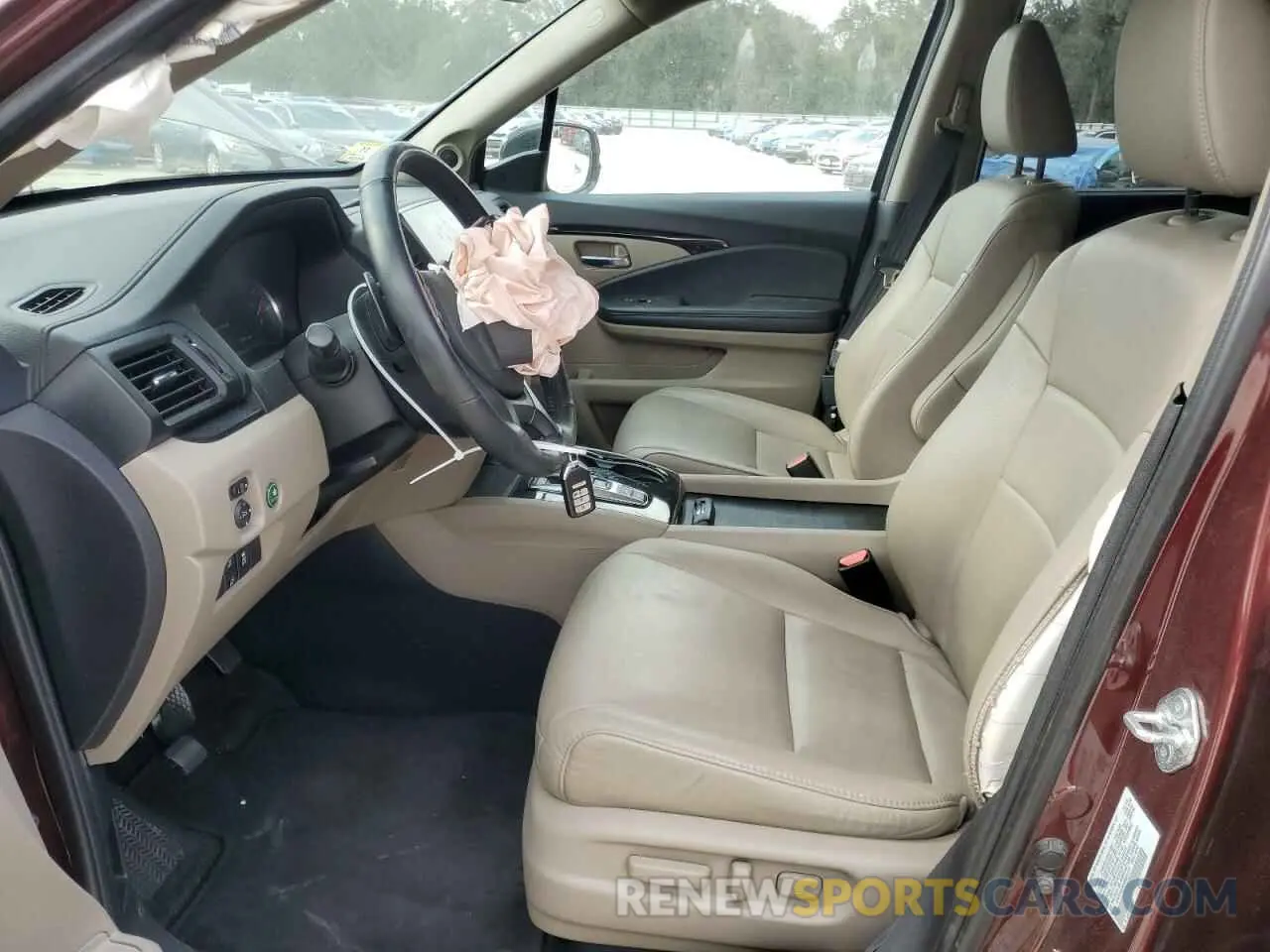 7 fotografías del automóvil dañado 5FNYF6H96MB041117 HONDA PILOT 2021