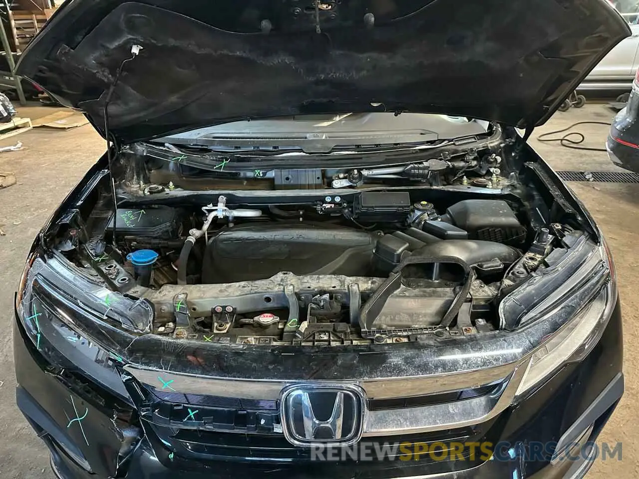 5 fotografías del automóvil dañado 5FNYF6H96MB508259 HONDA PILOT 2021