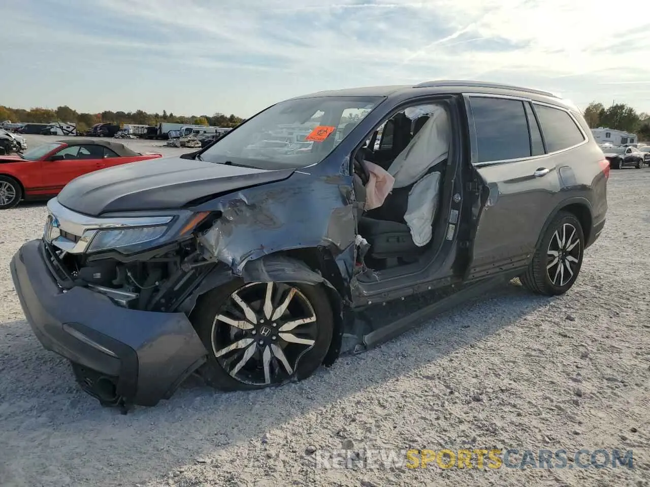 1 fotografías del automóvil dañado 5FNYF6H97MB047153 HONDA PILOT 2021