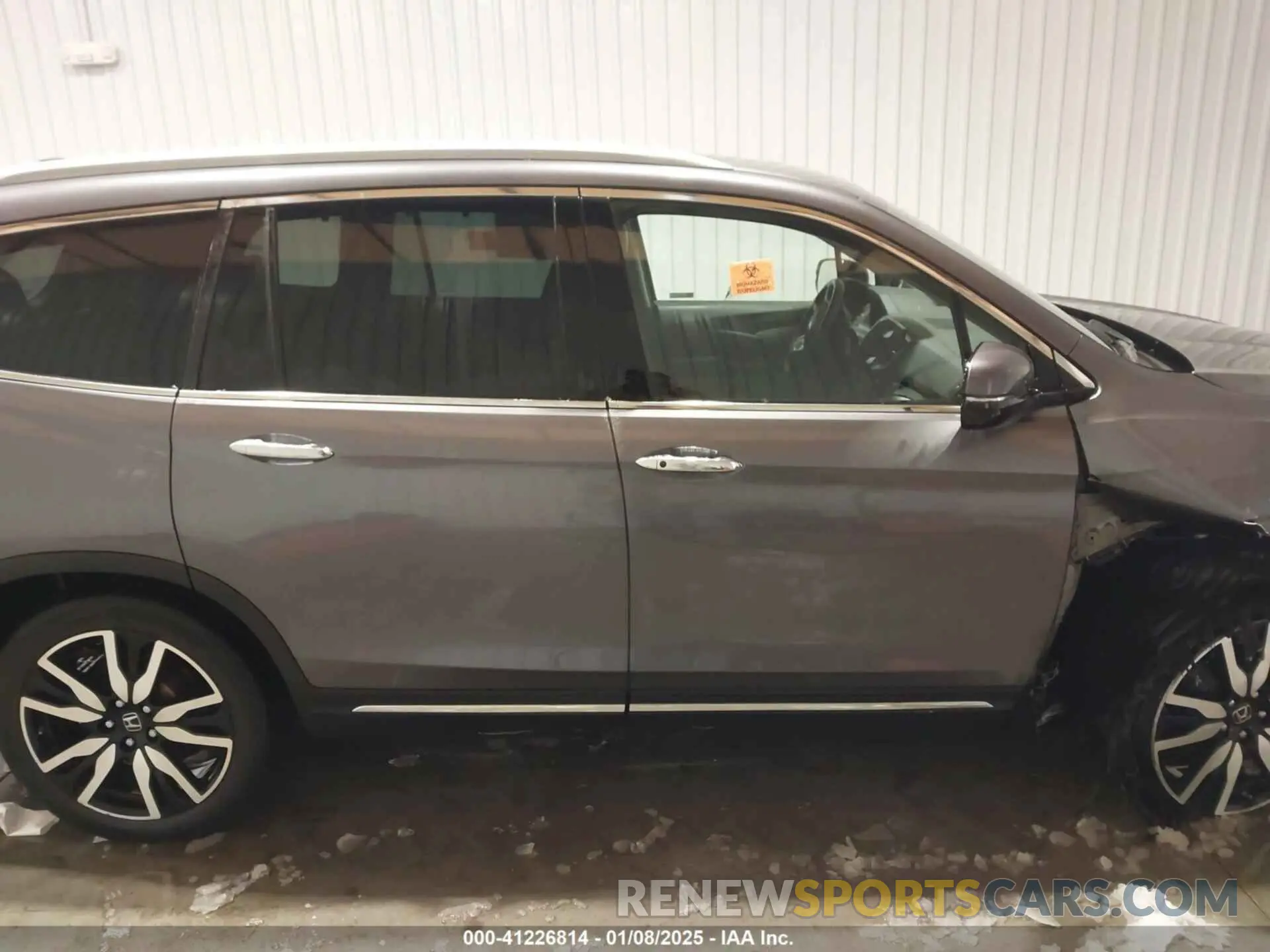 12 fotografías del automóvil dañado 5FNYF6H99MB028751 HONDA PILOT 2021