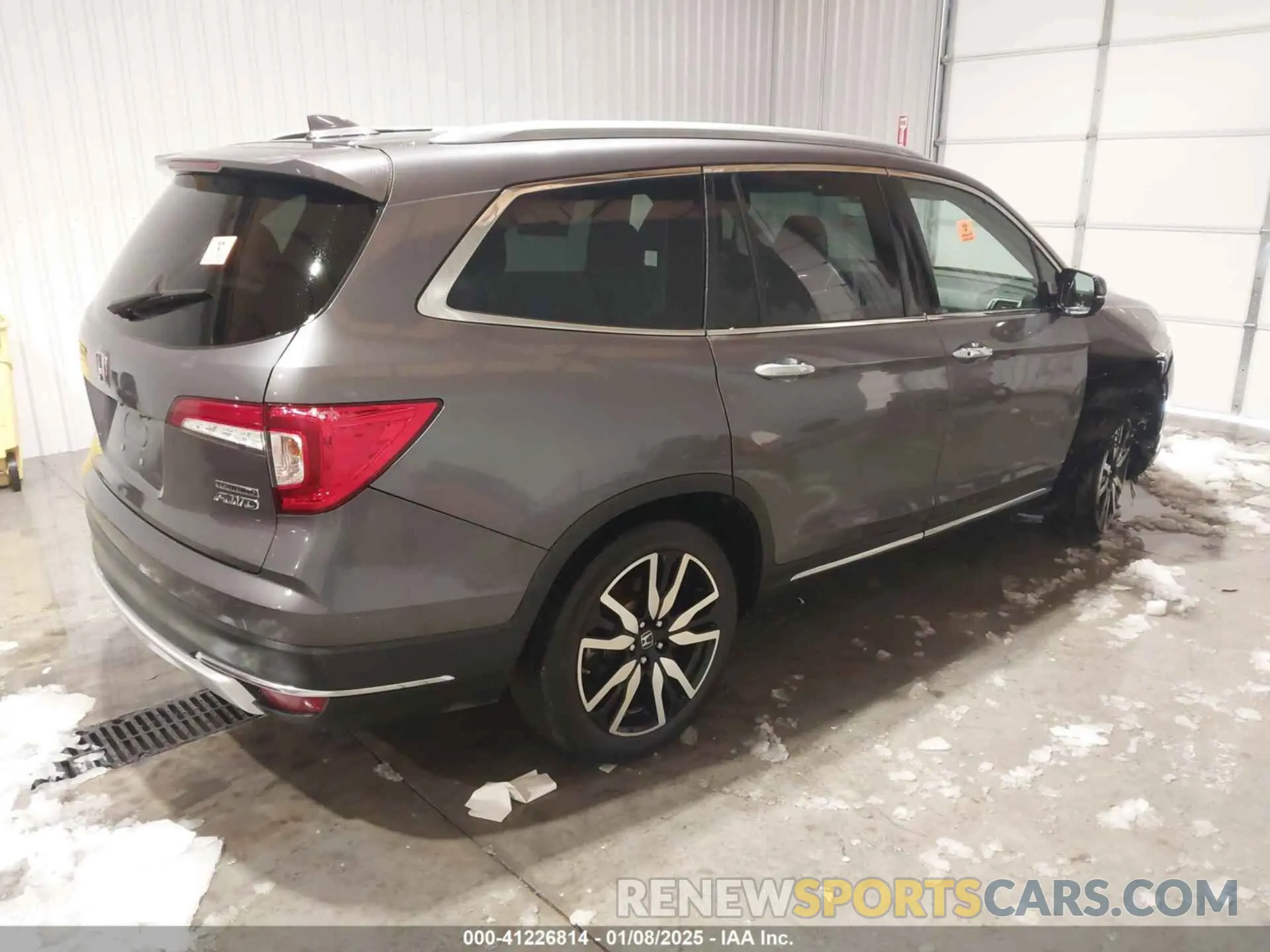 4 fotografías del automóvil dañado 5FNYF6H99MB028751 HONDA PILOT 2021