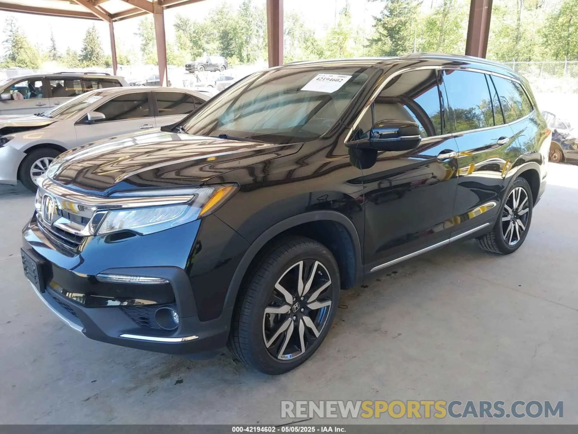 2 fotografías del automóvil dañado 5FNYF6H99MB049728 HONDA PILOT 2021