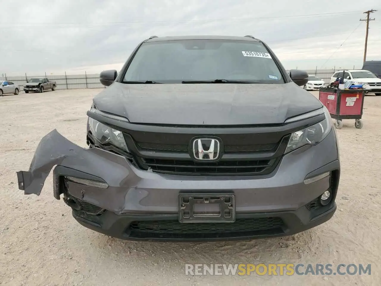5 fotografías del automóvil dañado 5FNYF5H20NB017958 HONDA PILOT 2022