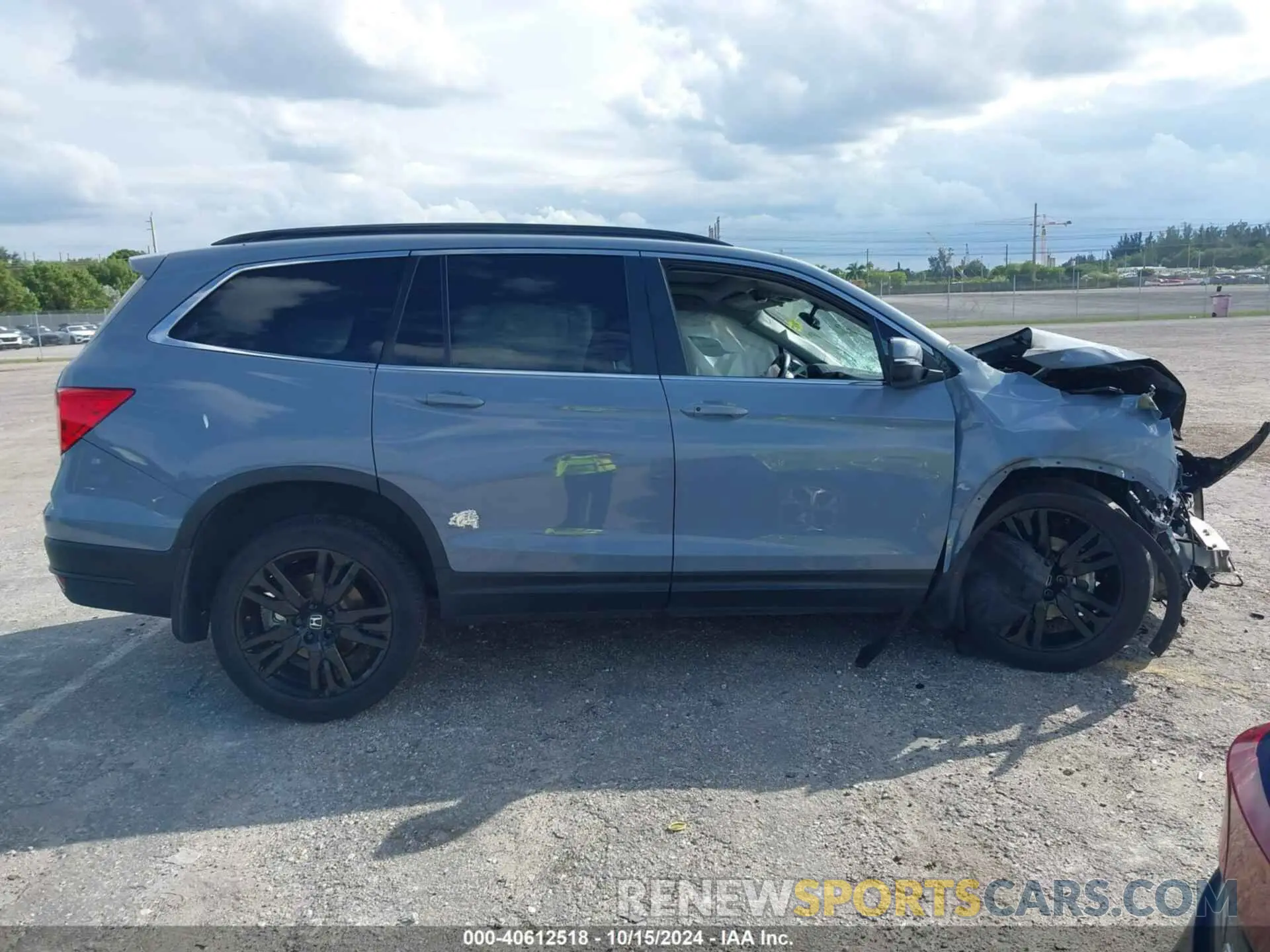 13 fotografías del automóvil dañado 5FNYF5H20NB023811 HONDA PILOT 2022