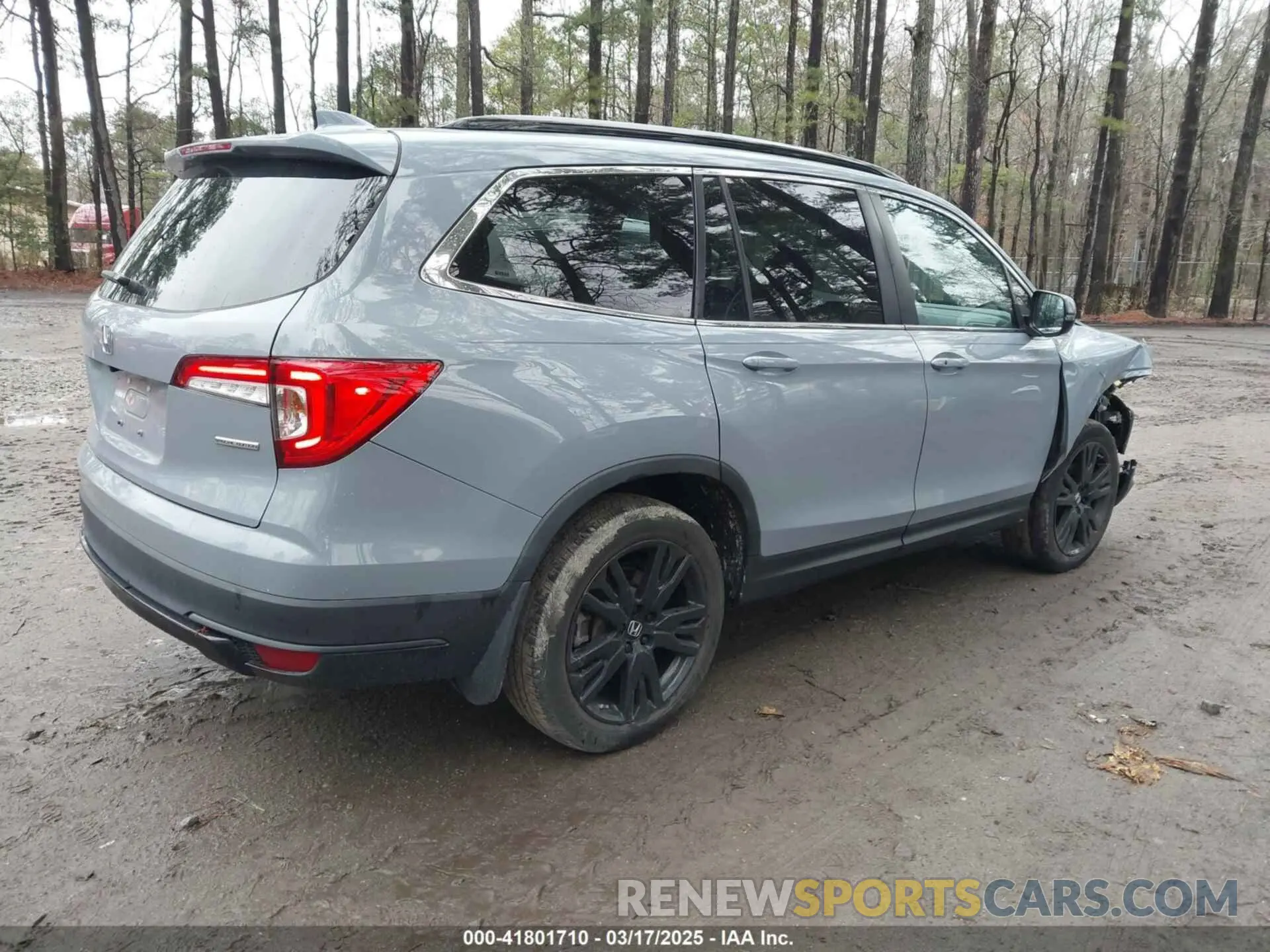 4 fotografías del automóvil dañado 5FNYF5H20NB026028 HONDA PILOT 2022
