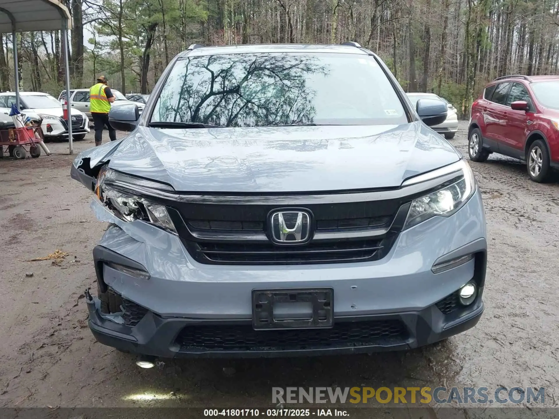 6 fotografías del automóvil dañado 5FNYF5H20NB026028 HONDA PILOT 2022