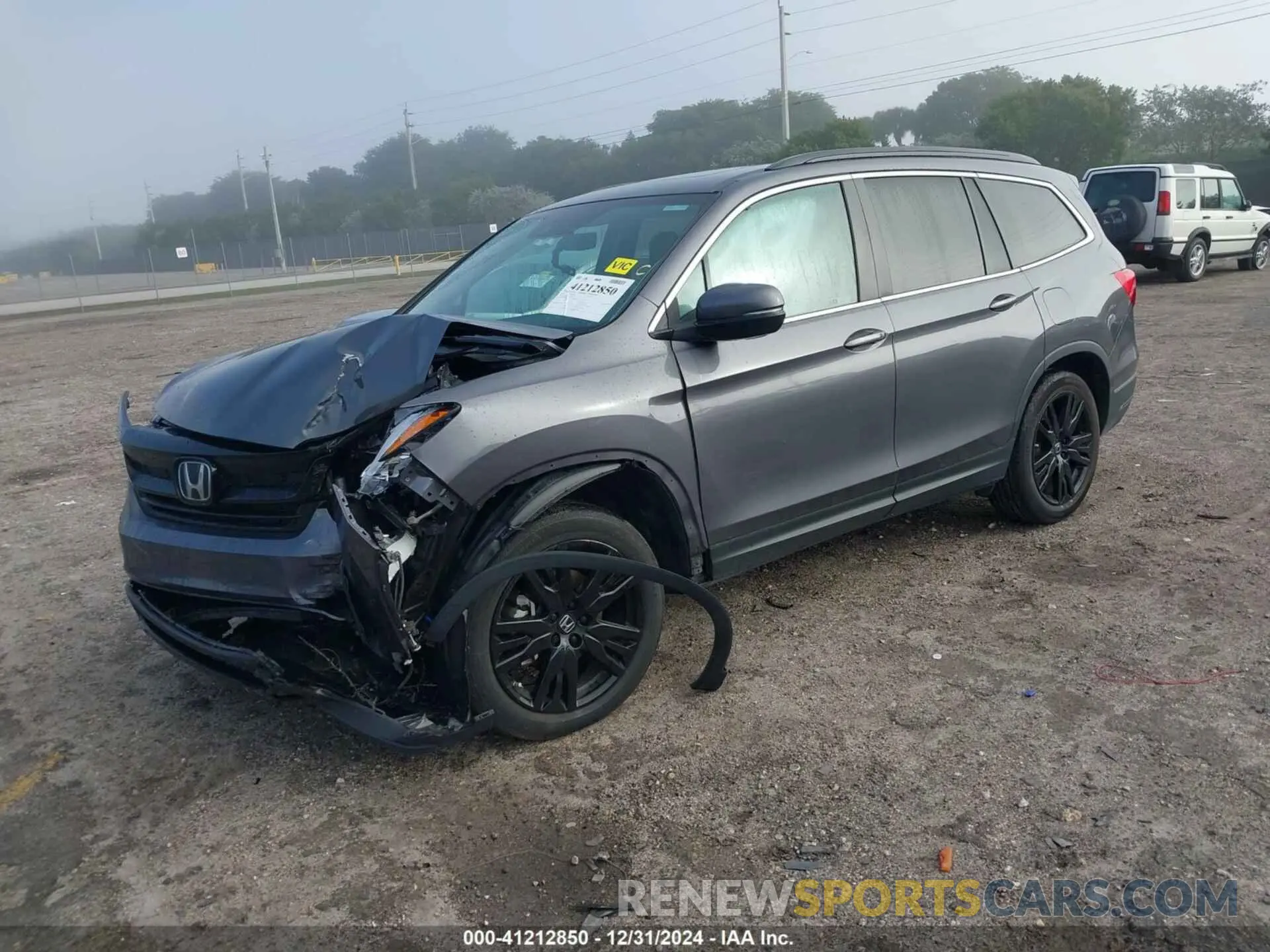 2 fotografías del automóvil dañado 5FNYF5H21NB024305 HONDA PILOT 2022