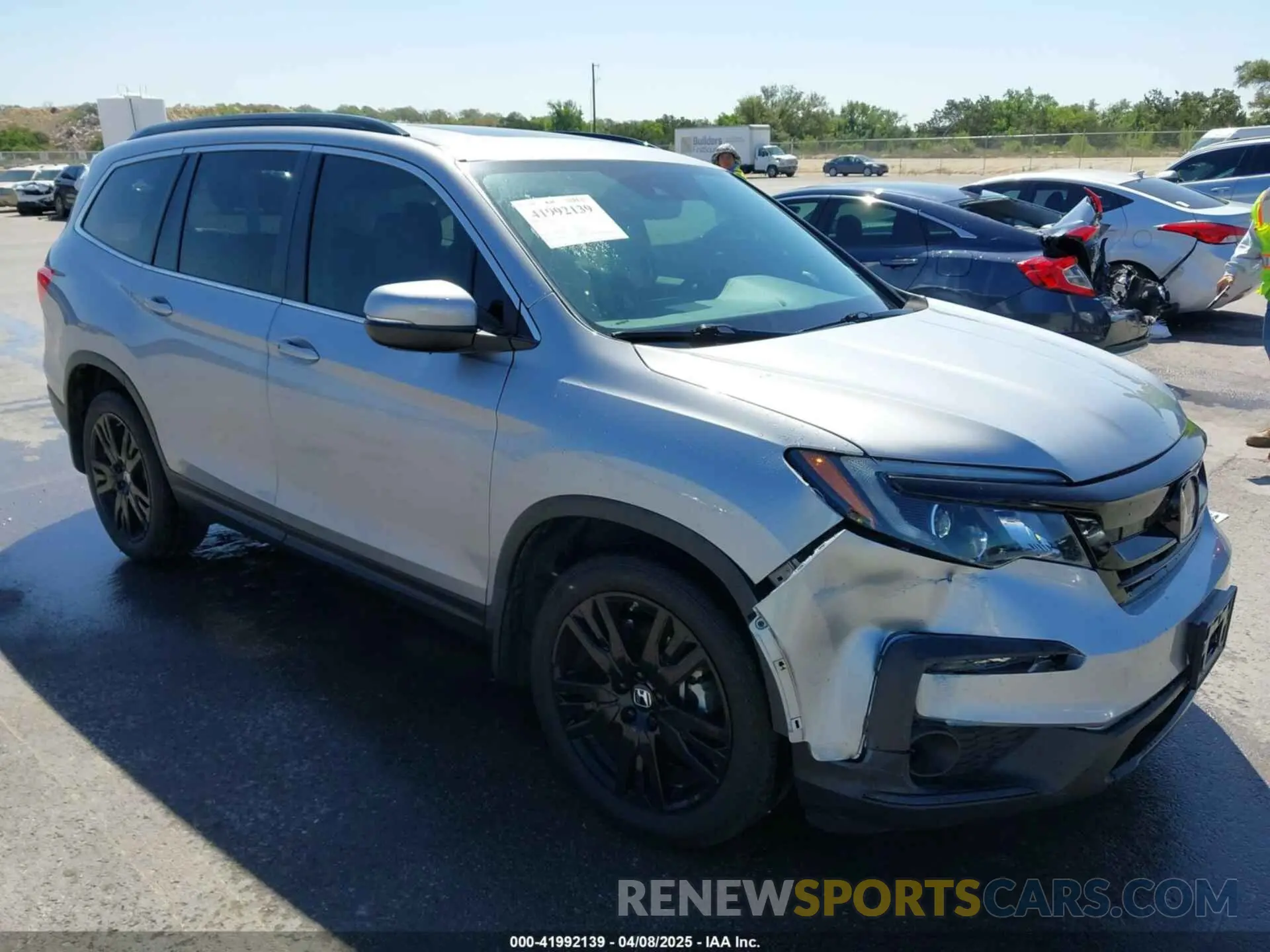 1 fotografías del automóvil dañado 5FNYF5H23NB018960 HONDA PILOT 2022