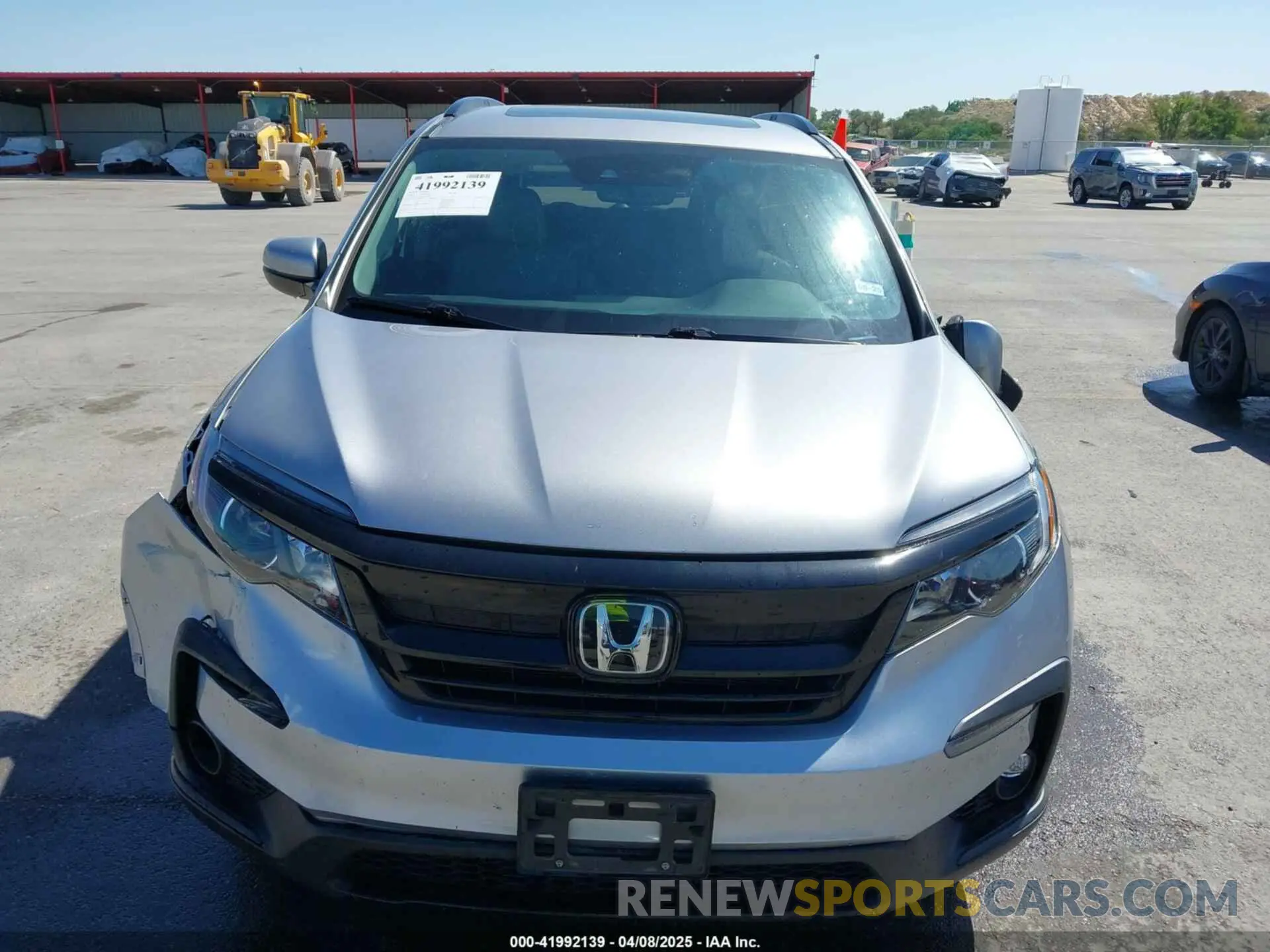 11 fotografías del automóvil dañado 5FNYF5H23NB018960 HONDA PILOT 2022